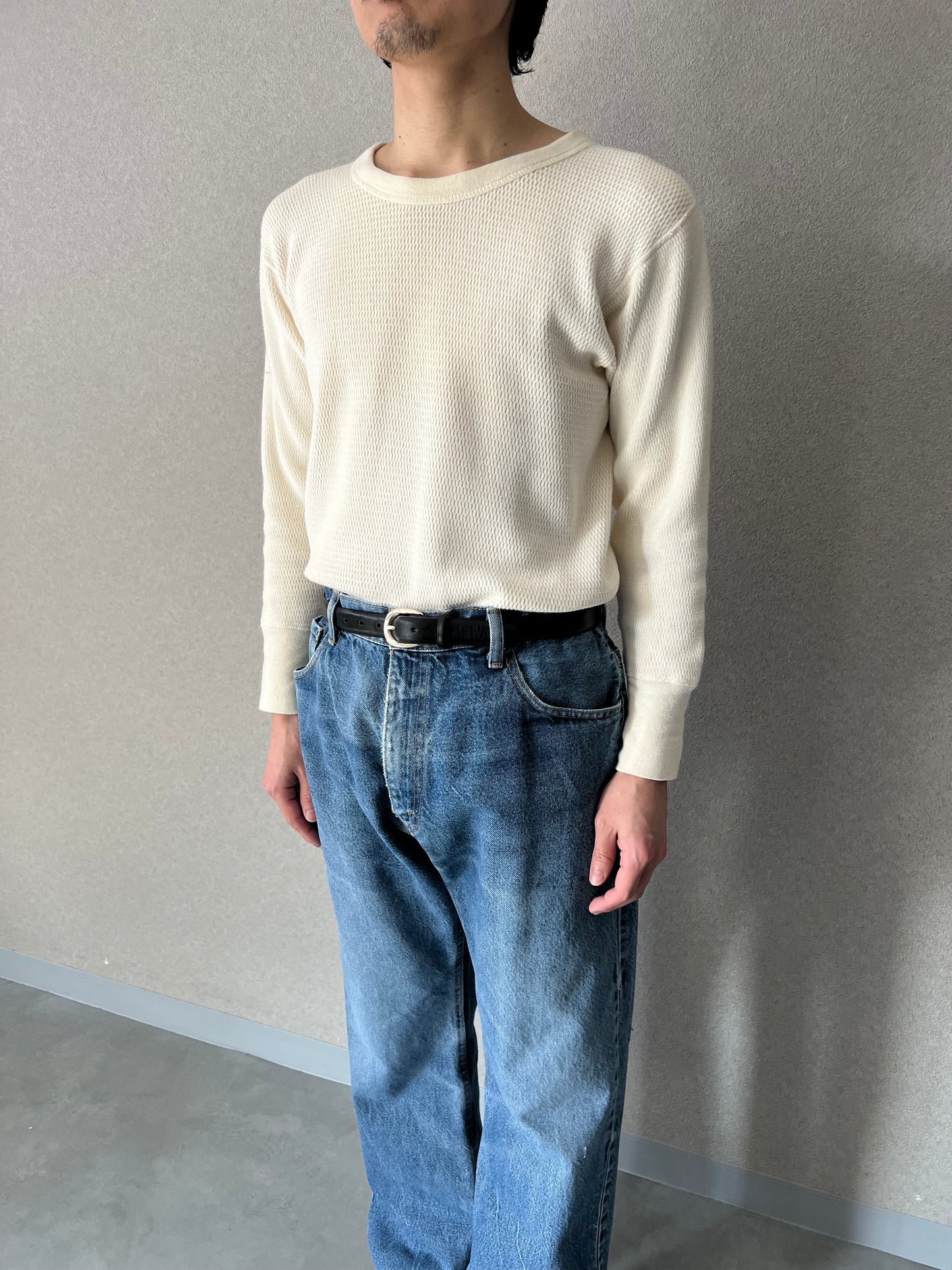 60's WALDORF L/S thermal shirt “Made in USA”