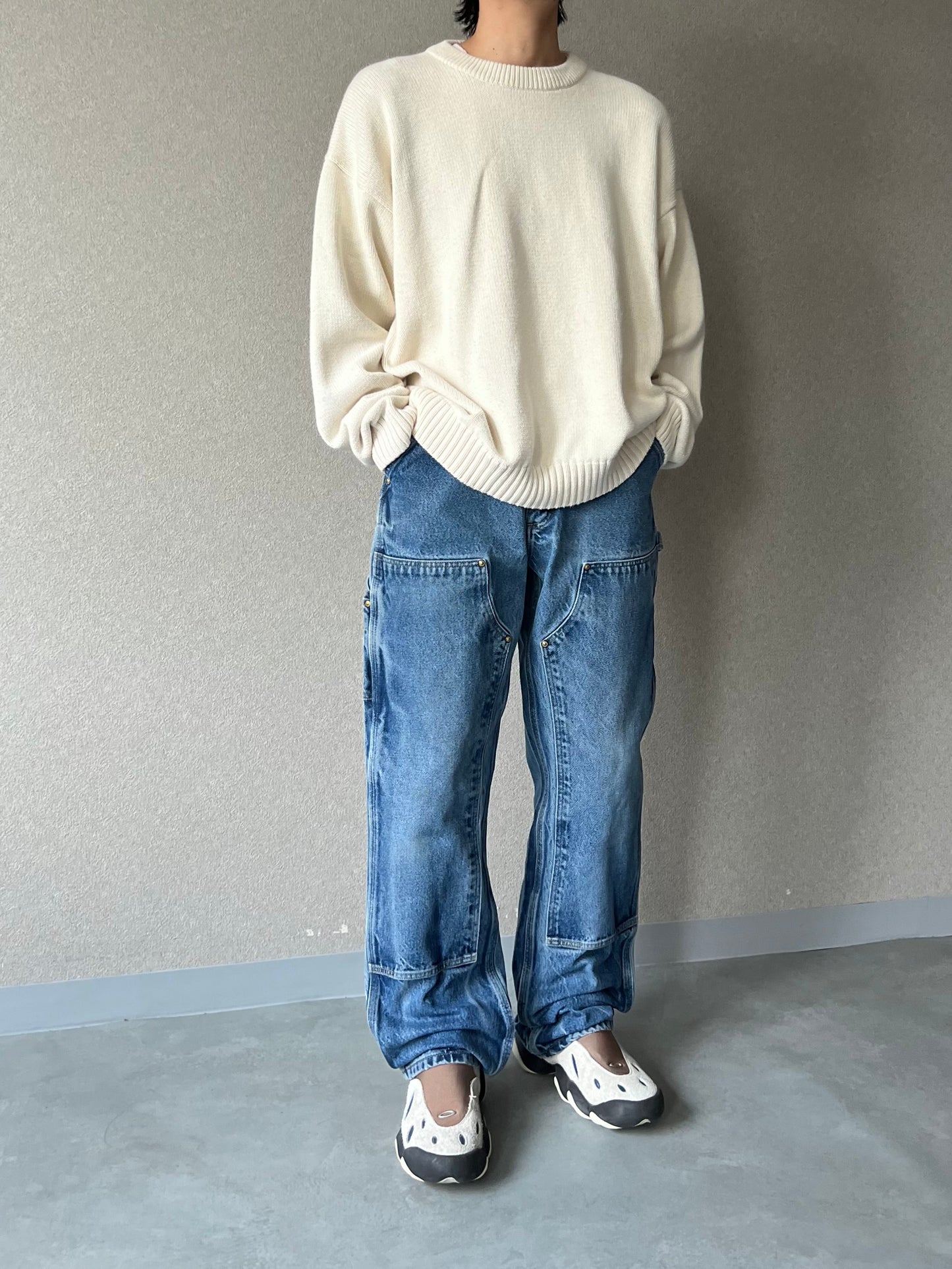 00's carhartt denim double knee  painter pants