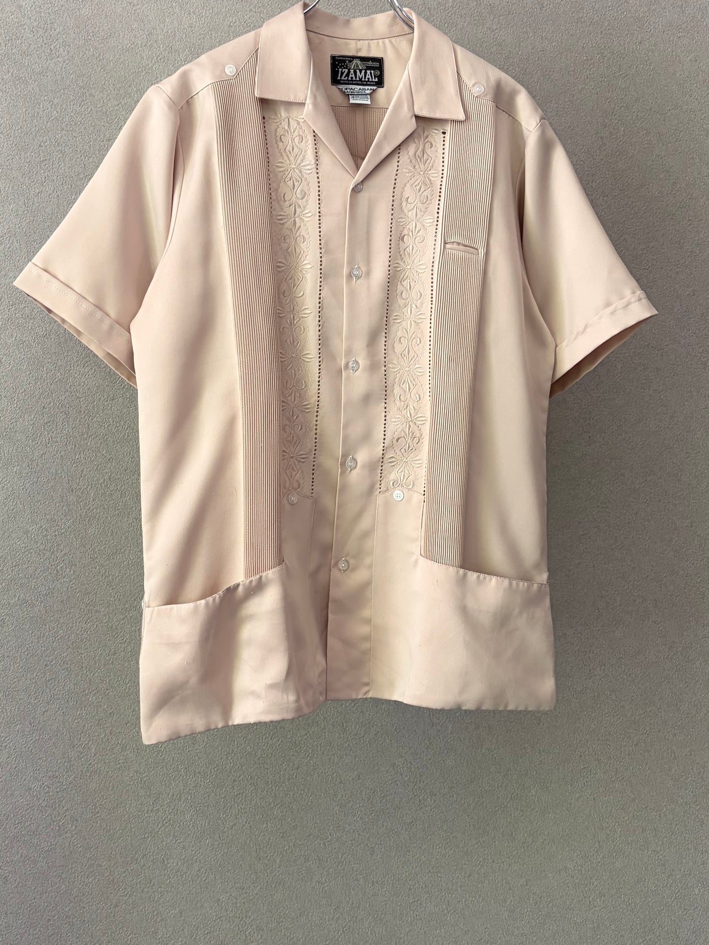 80's IZAMAL S/S guayabera shirt