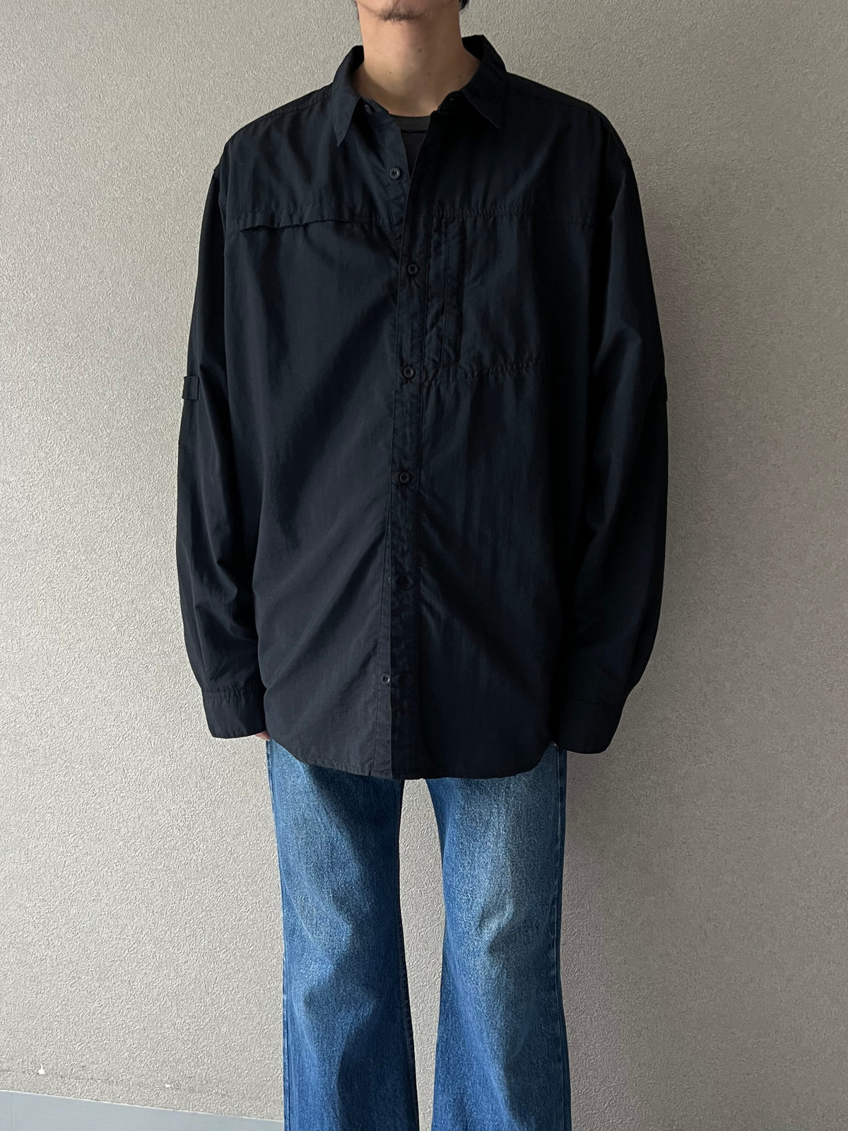 00's MOUNTAIN HARDWARE nylon utility shirt