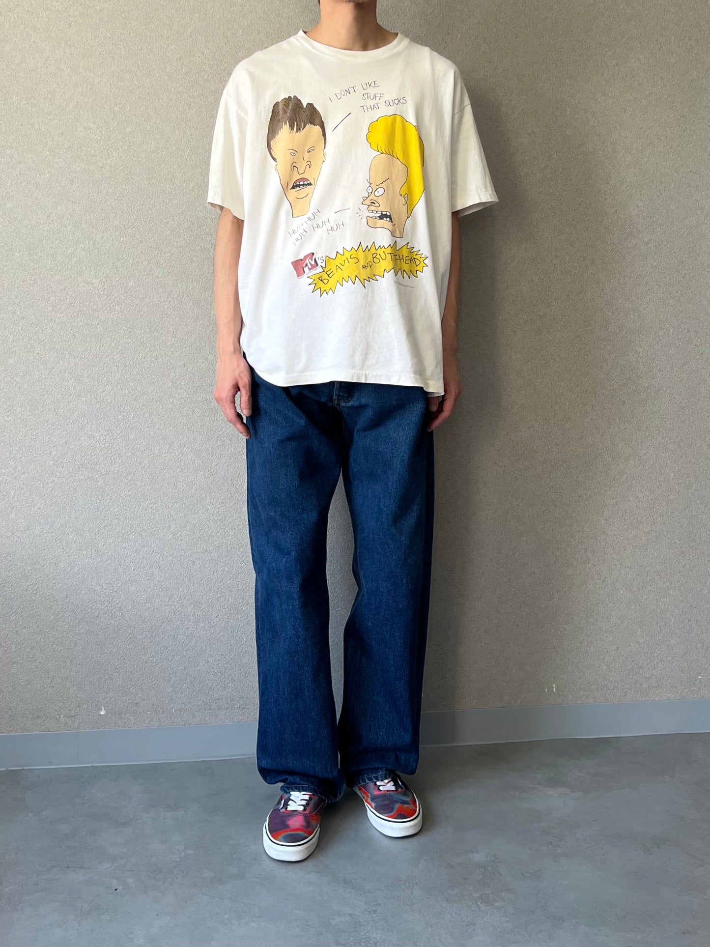 90's Beavis and Butt-Head printed t-shirt “Made in USA”