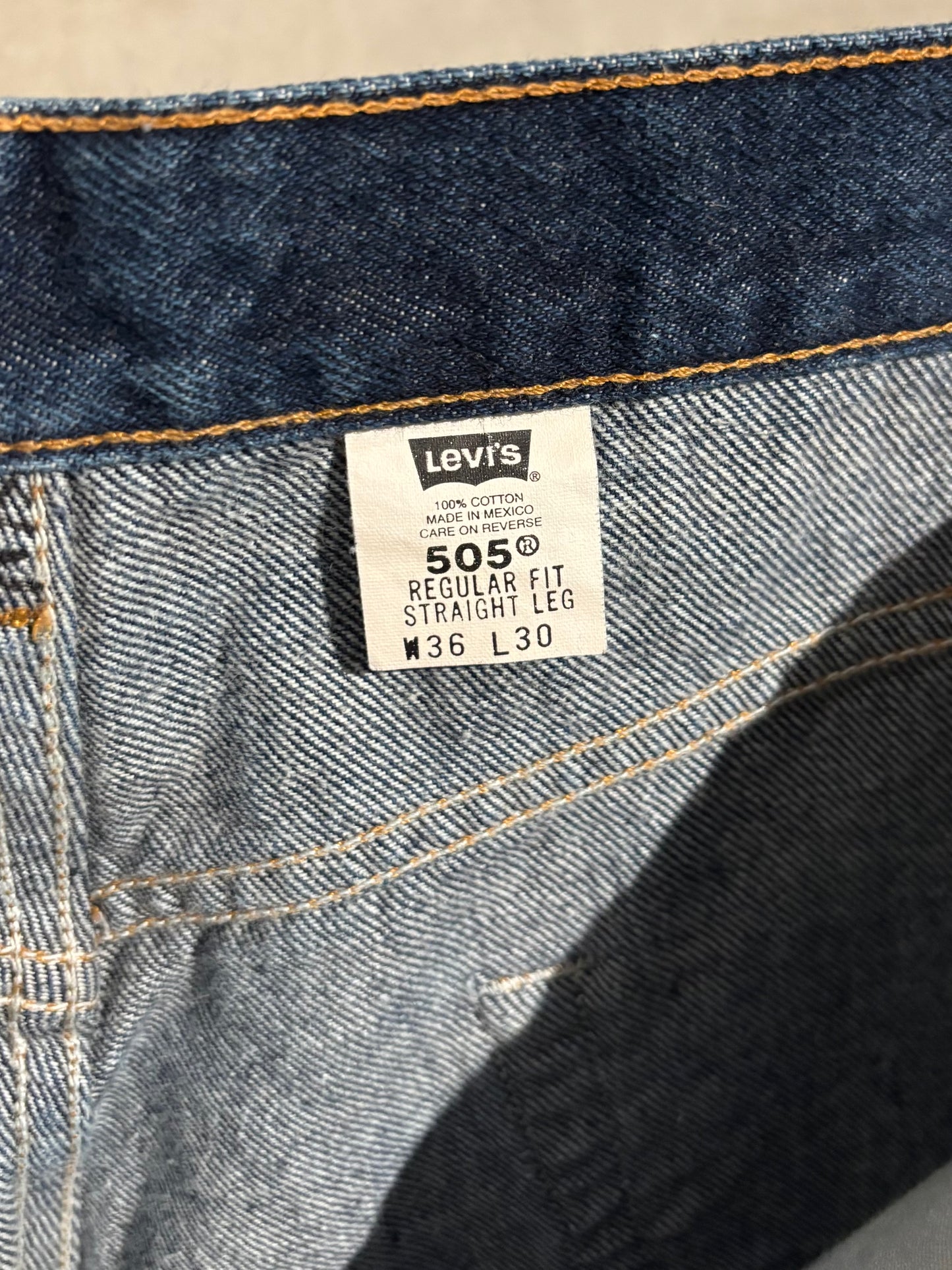 90's Levi's 505 denim pants “Made in MEXICO”
