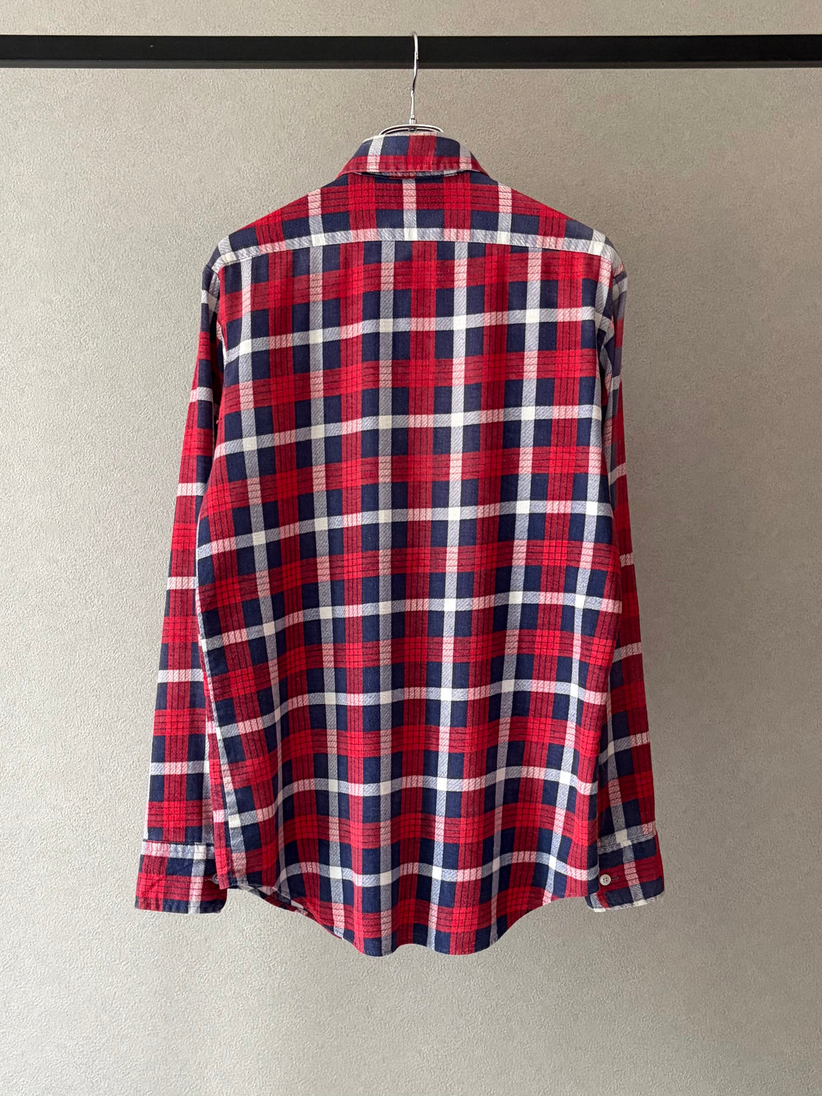 70's MONTGOMERY WARD printed flannel shirt