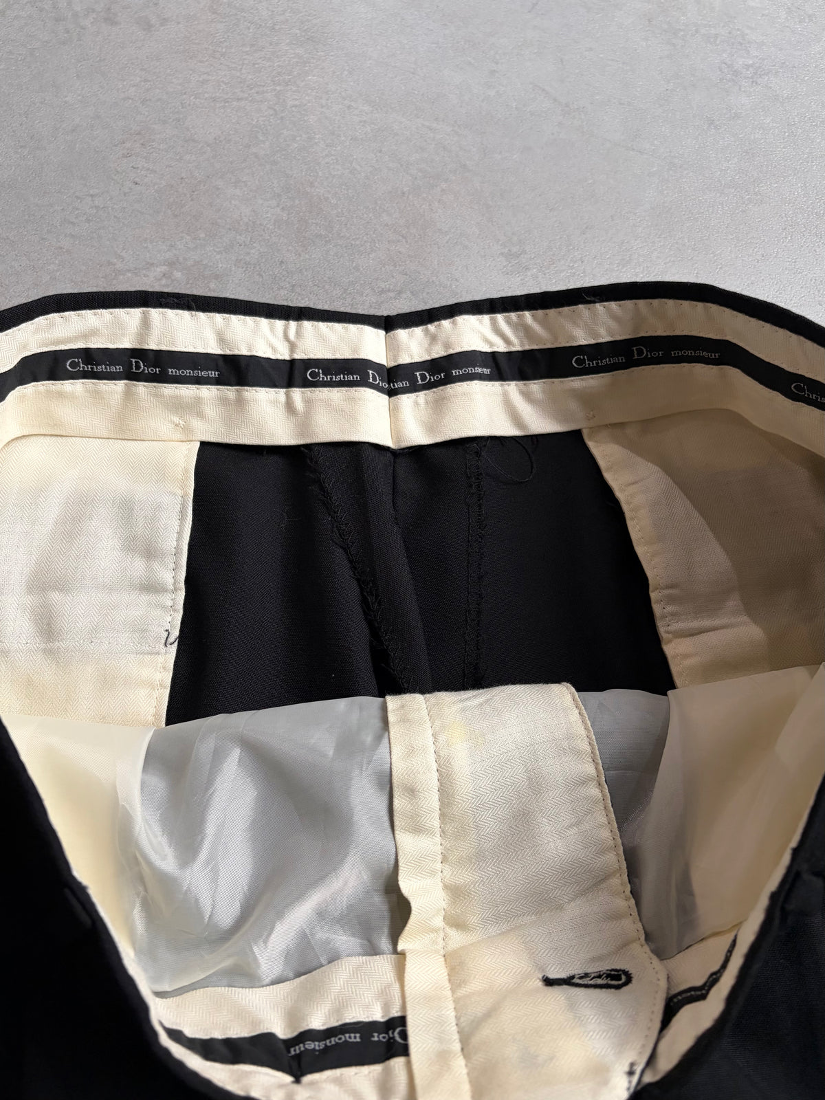 80's Christian Dior wool slacks