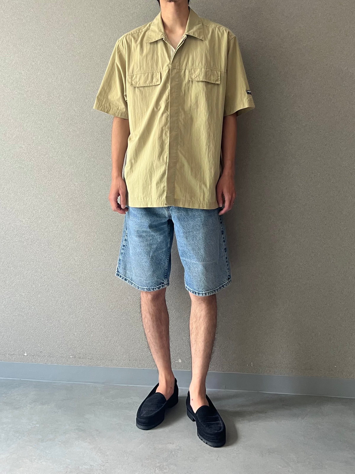 00's Levi's silverTab open collar shirt