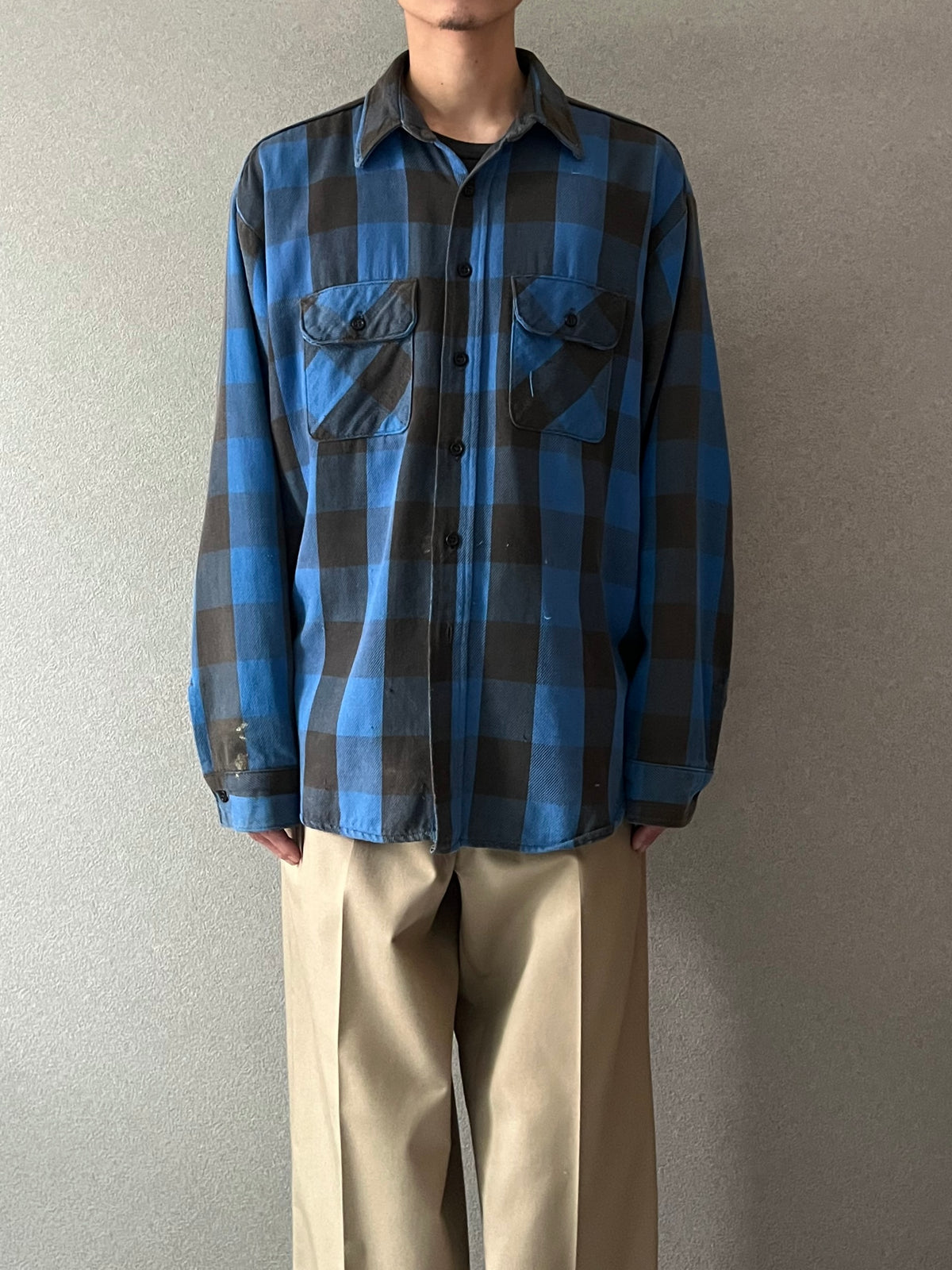 80's FIVE BROTHER flannel shirt “Made in USA”