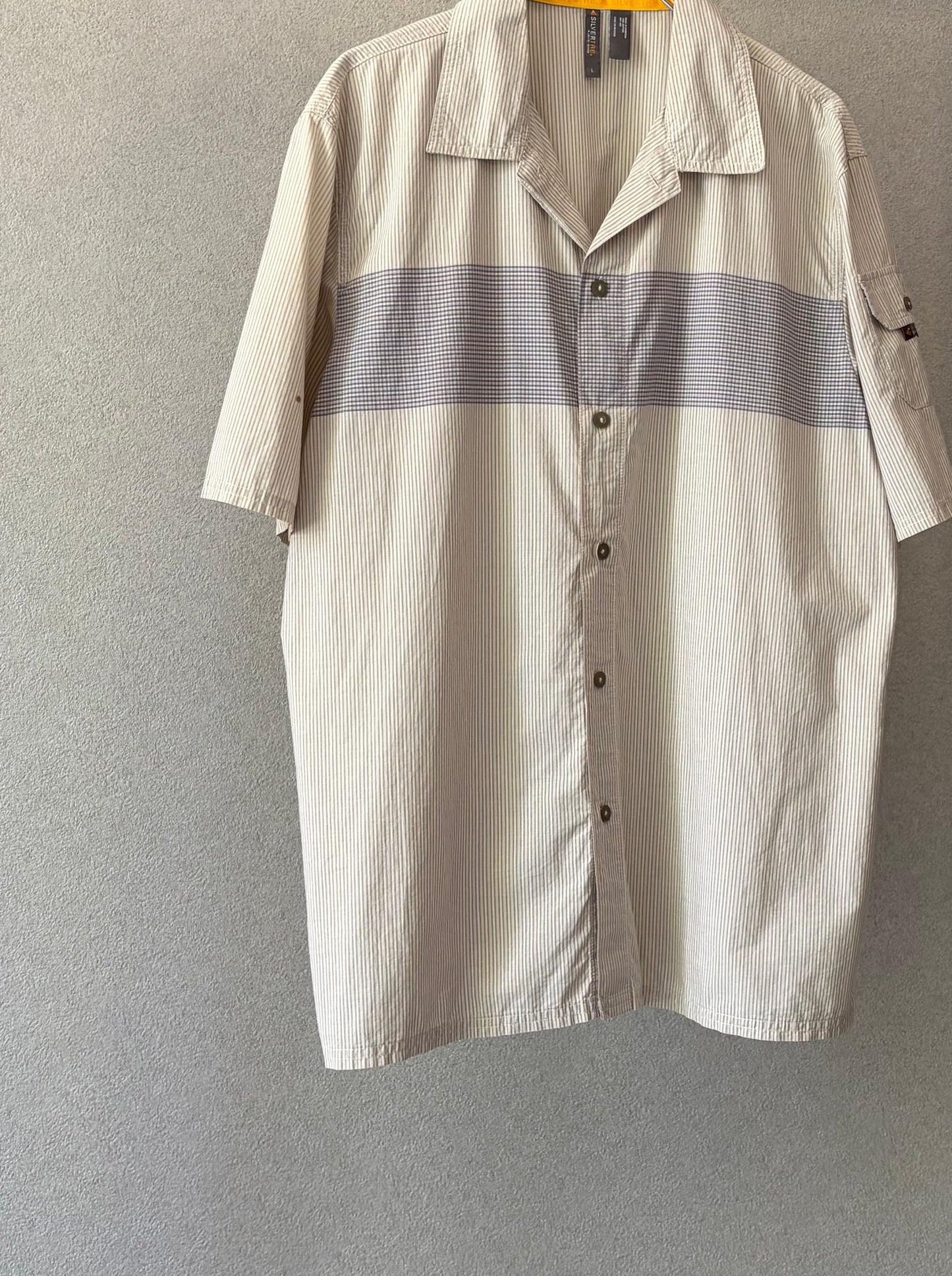00's Levi's silverTab open collar shirt