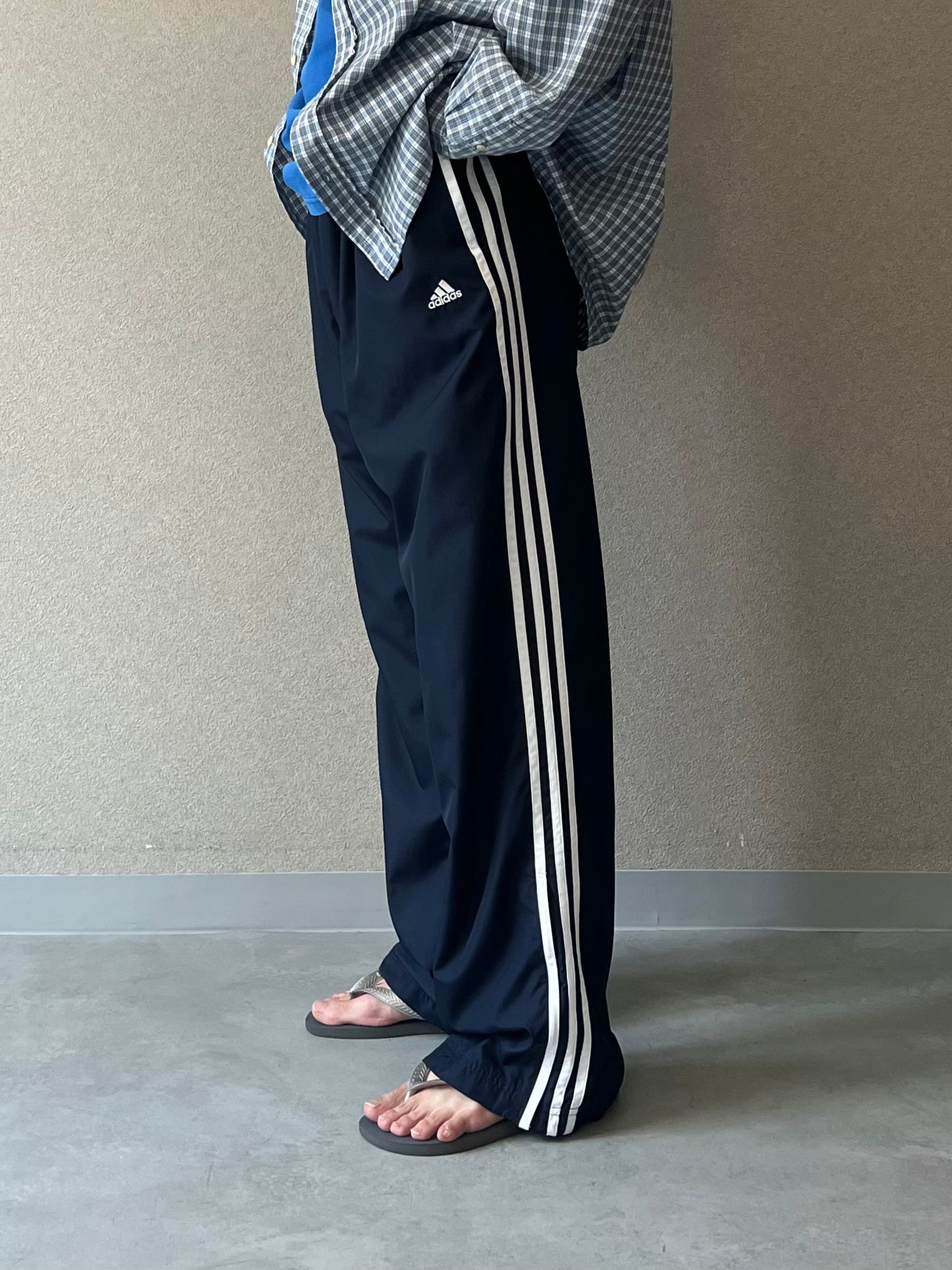 00's adidas nylon track pants