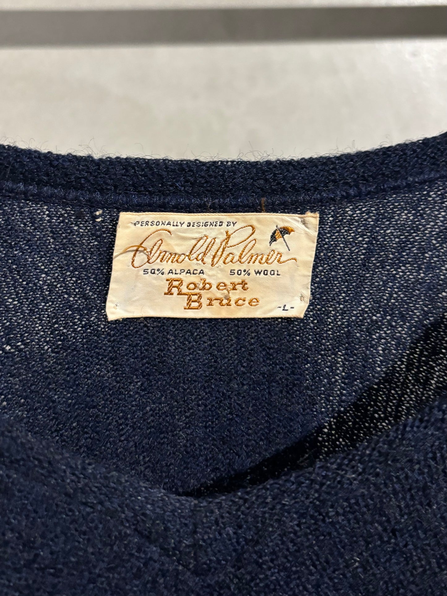 70's Arnold Palmer alpaca knit sweater