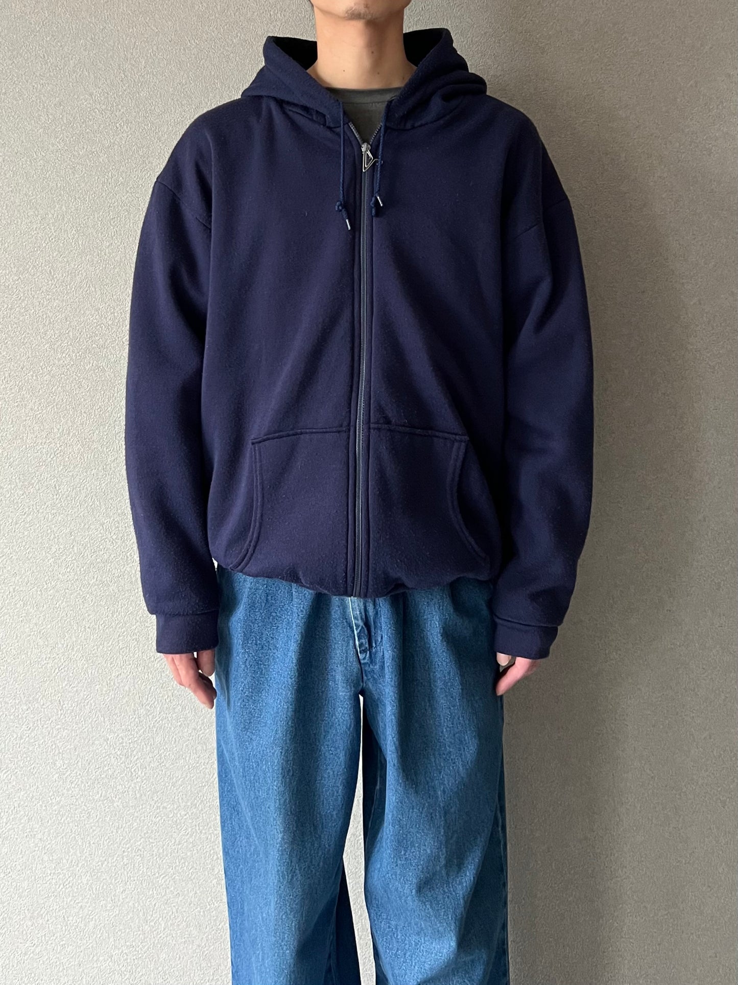 80's NUCLEUS thermal lininng sweat hoodie