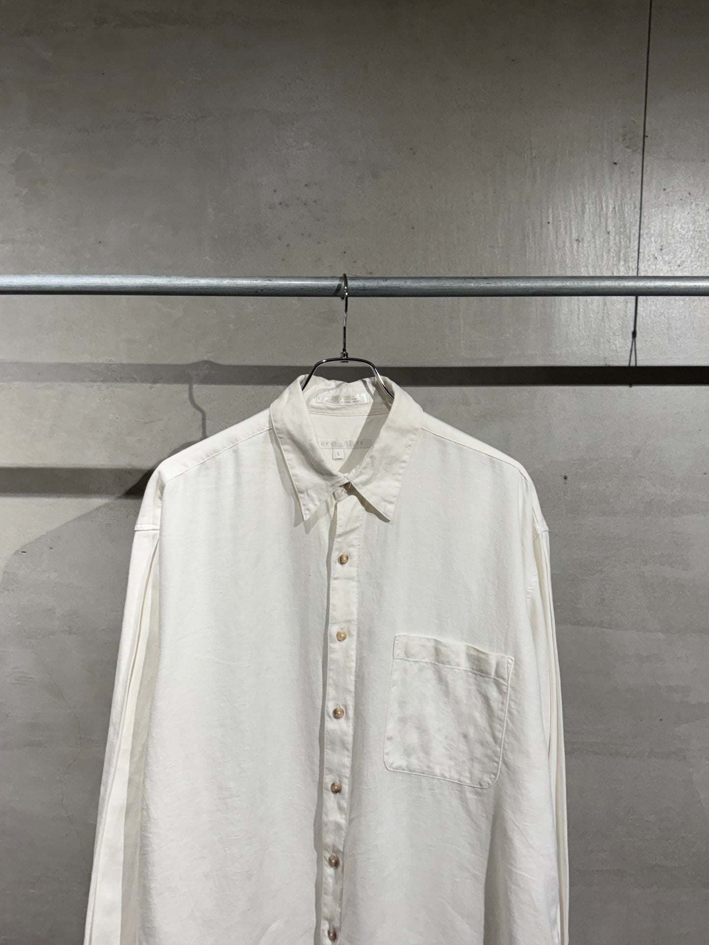 90's PERRY ELLIS linen shirt