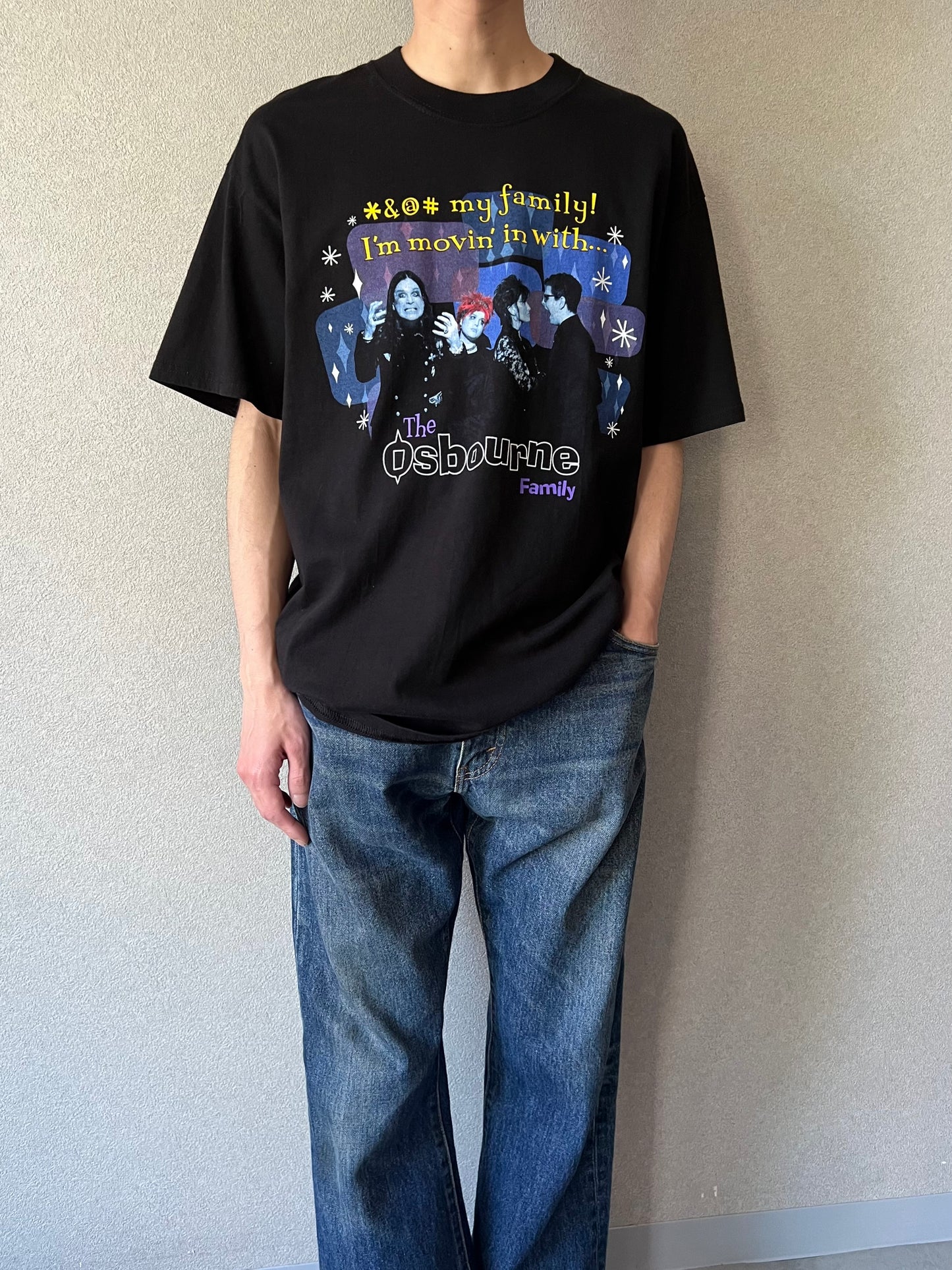 90's〜 The Osbourne Family movie t-shirt