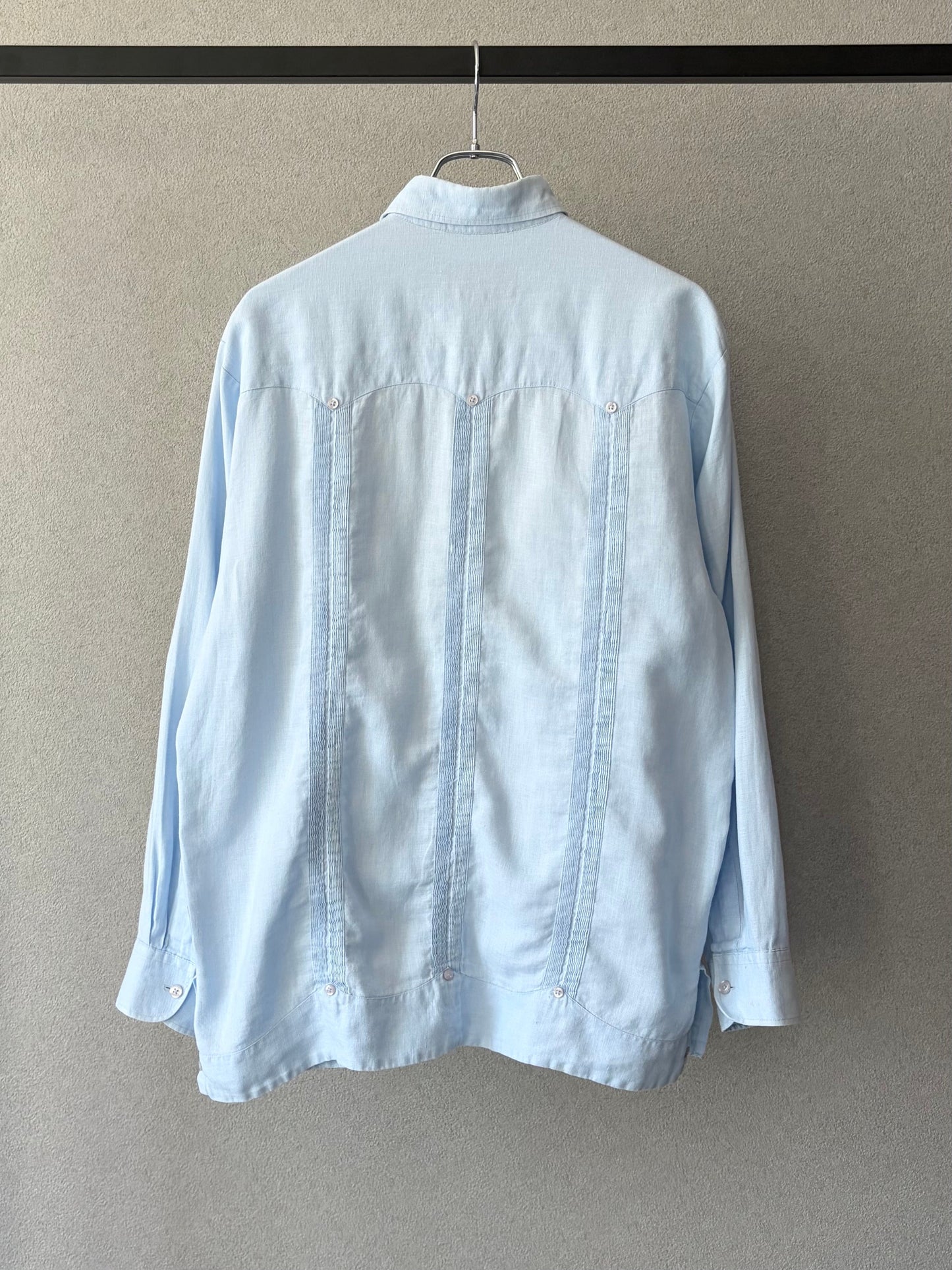 90's PANABRISA corona linen guayabera shirt “Made in PANAMA”