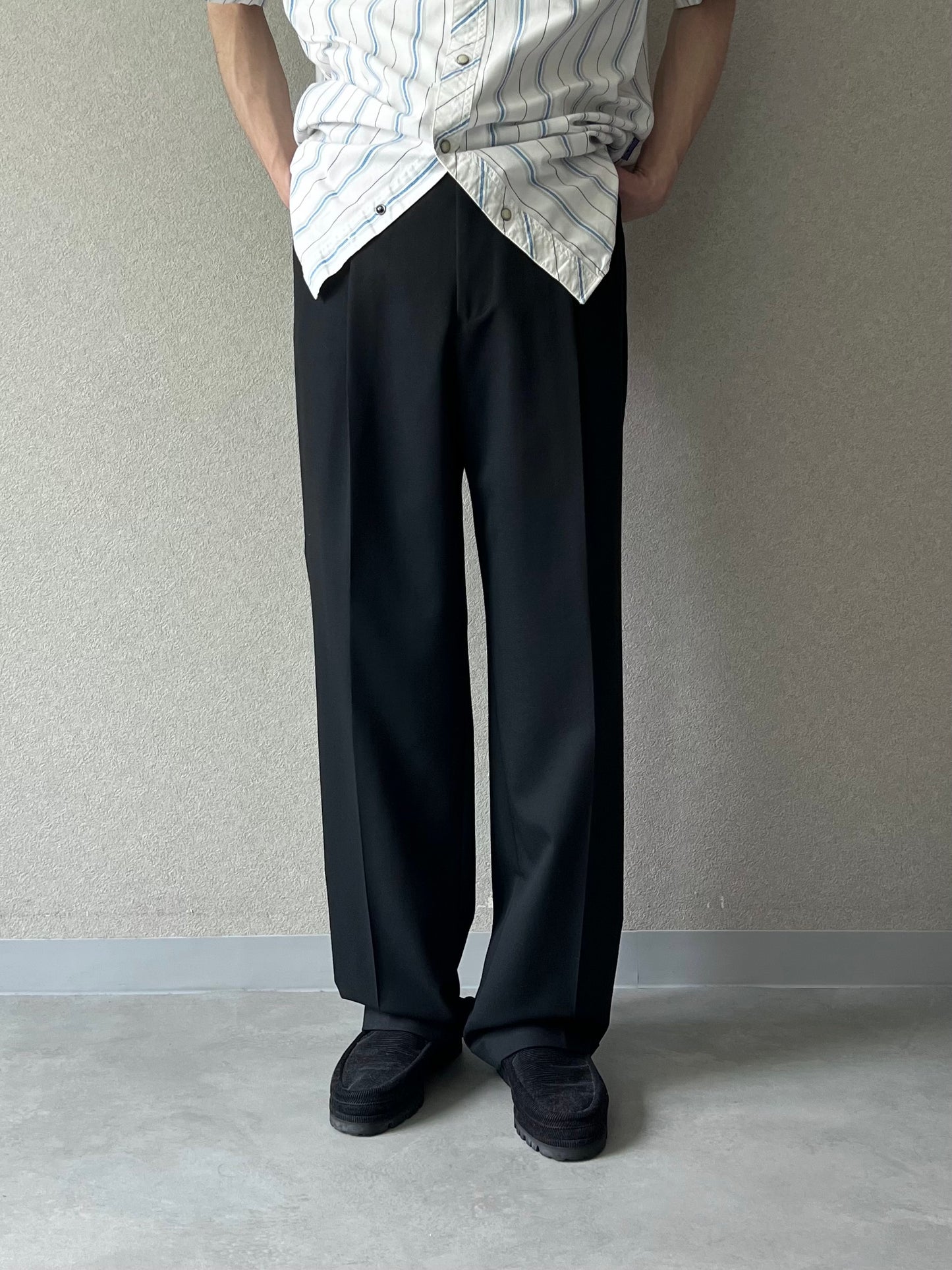 00's PRONT-UOMO wool slacks
