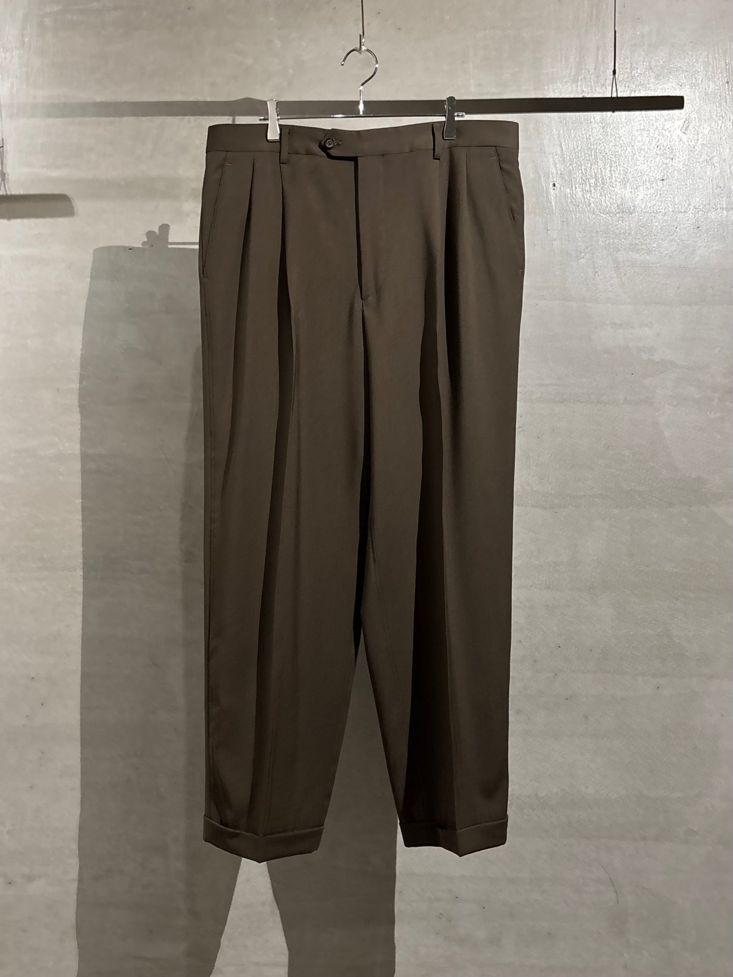 90's PRONT-UOMO wool slacks “Made in ITALY”