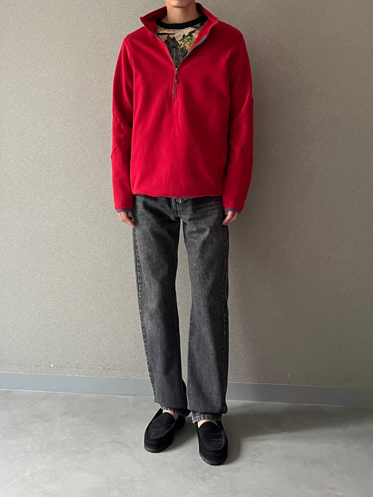 00's patagonia half zip sweater