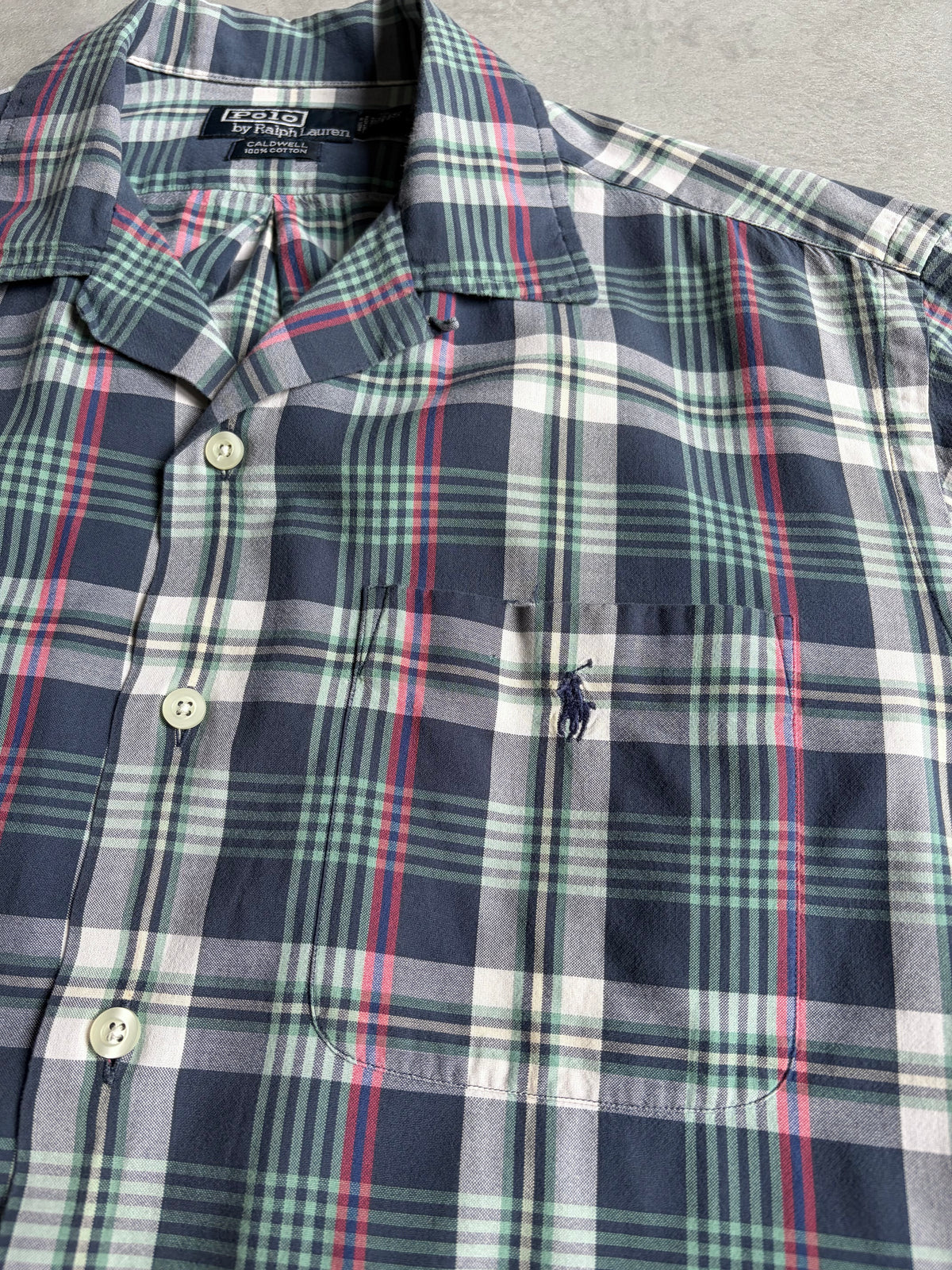 90's Polo Ralph Lauren open collar shirt “CALDWELL”
