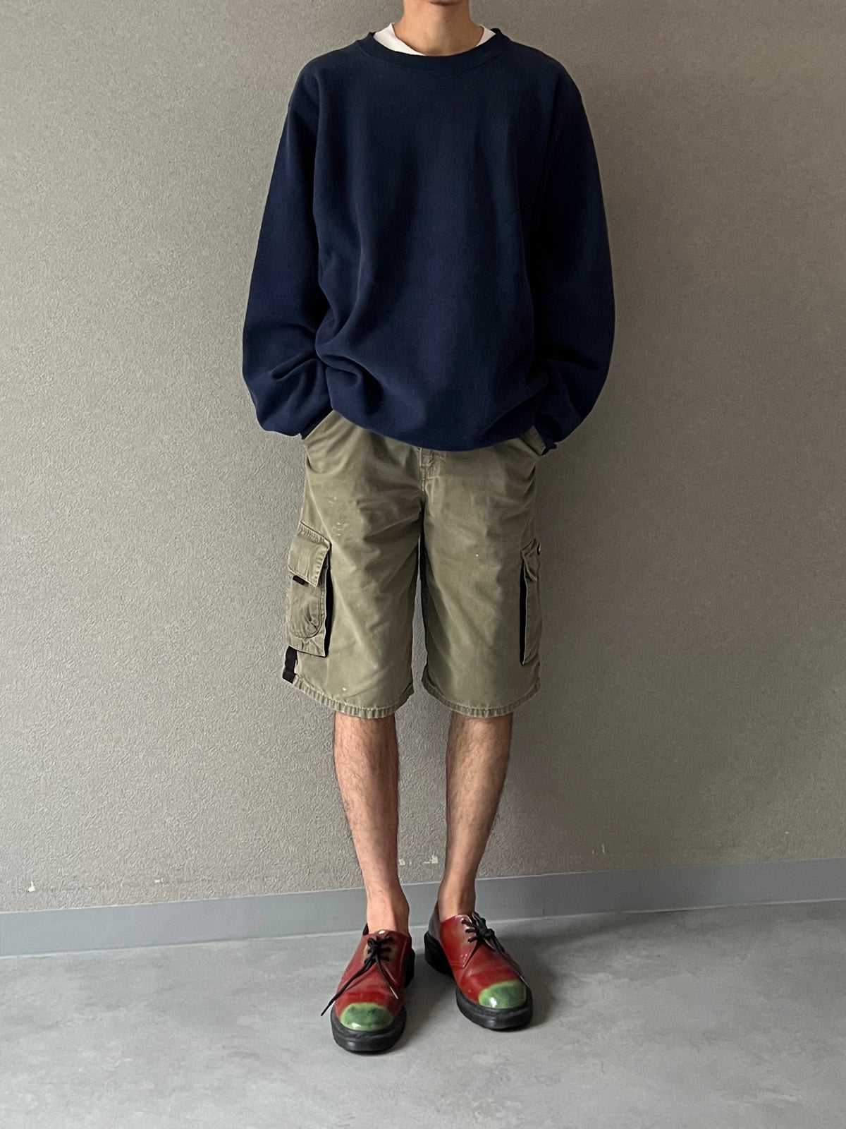 90's LANDS' END × Champion REVERSE WEAVE “Made in USA”