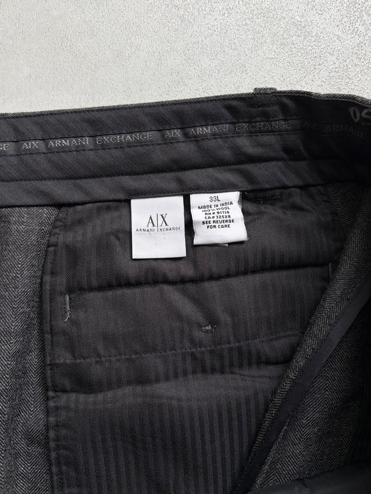 00's ARMANI wool slacks