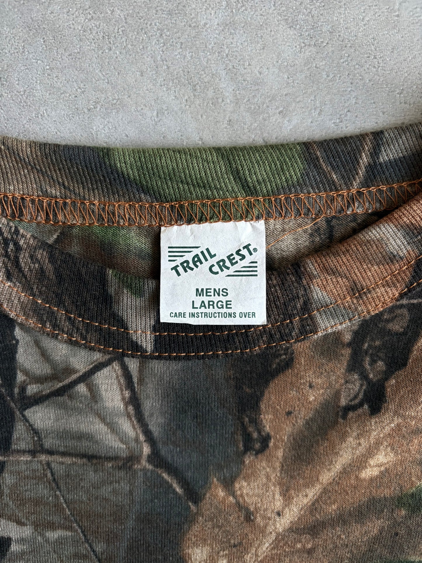00's TRAIL CREST realtree patterned L/S t-shirt