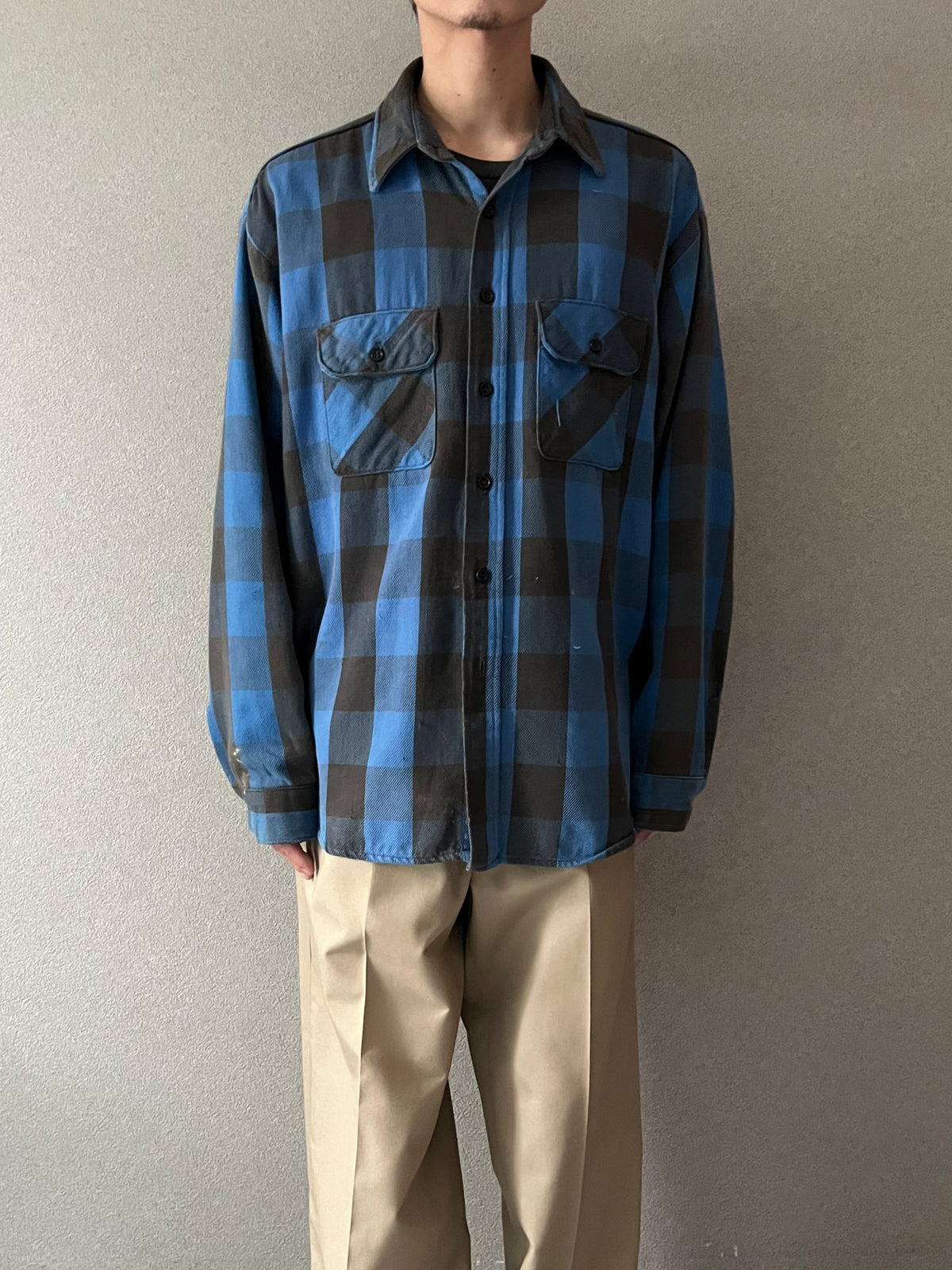 80's FIVE BROTHER flannel shirt “Made in USA”