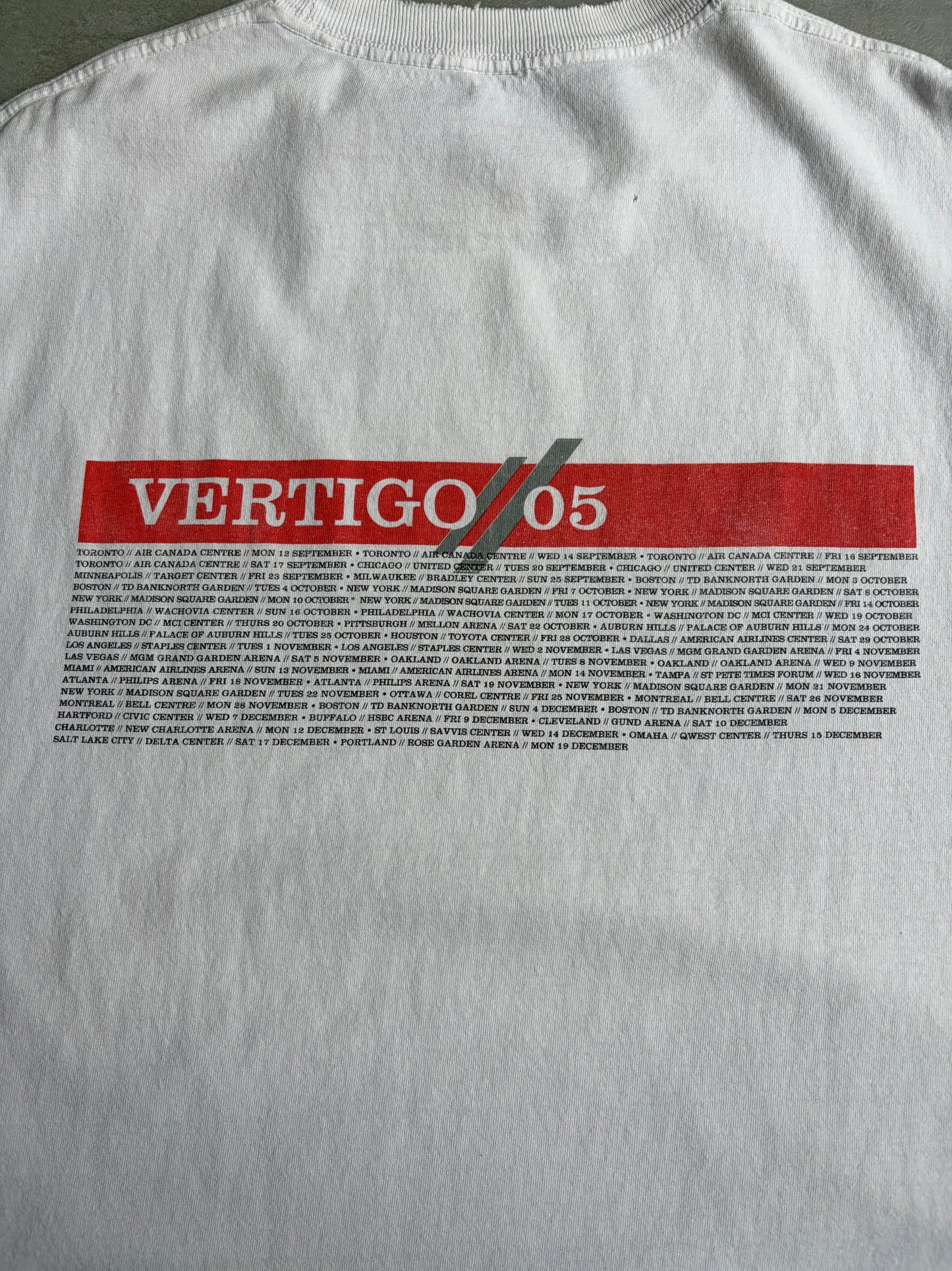 00's U2 music t-shirt