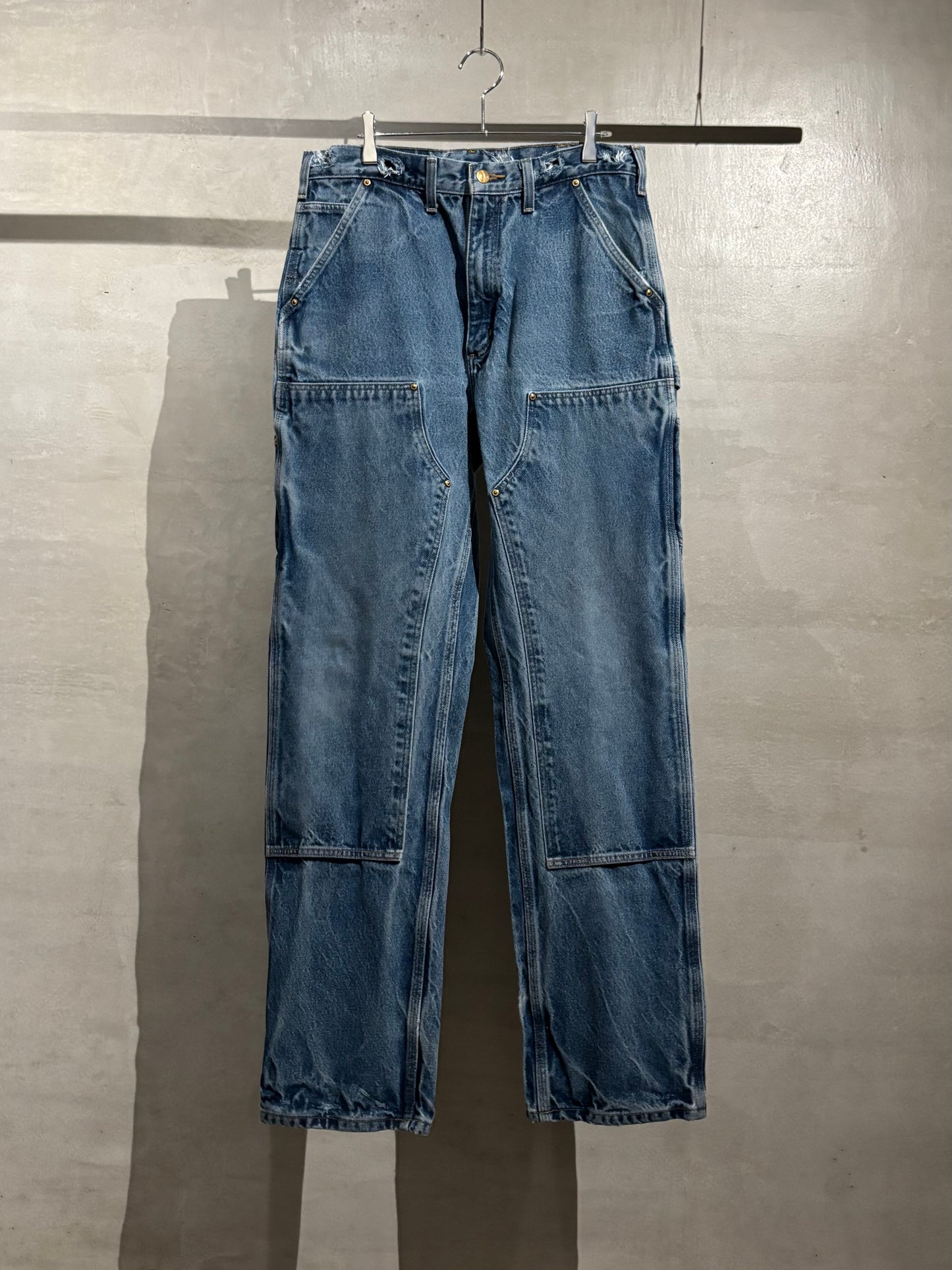 00's carhartt denim double knee  painter pants