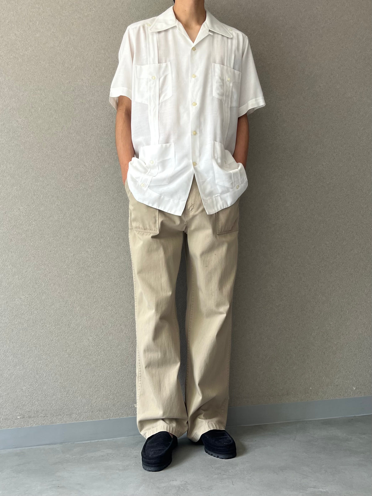 80's BANANA REPUBLIC utility type cotton pants "Made in USA"