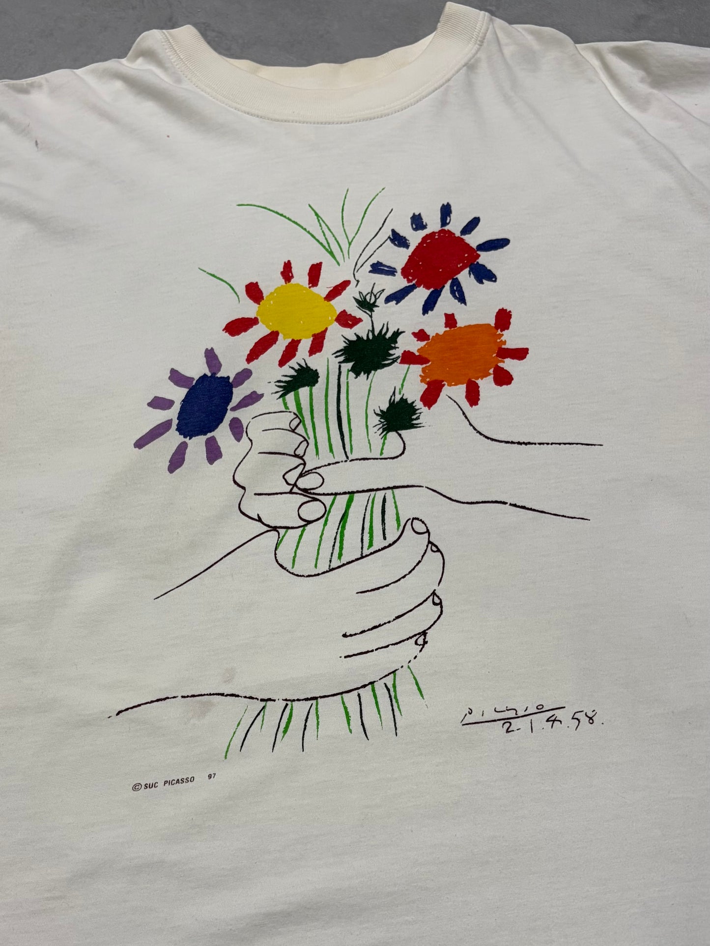 90's Pablo Picasso printed t-shirt “Made in USA”
