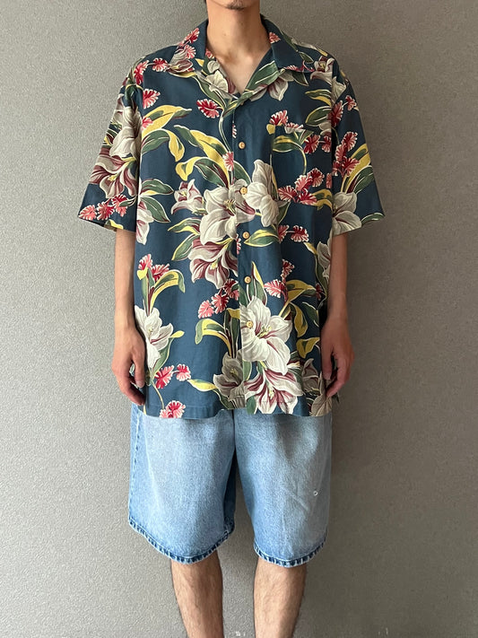 80's〜 Polo Ralph Lauren open collar shirt