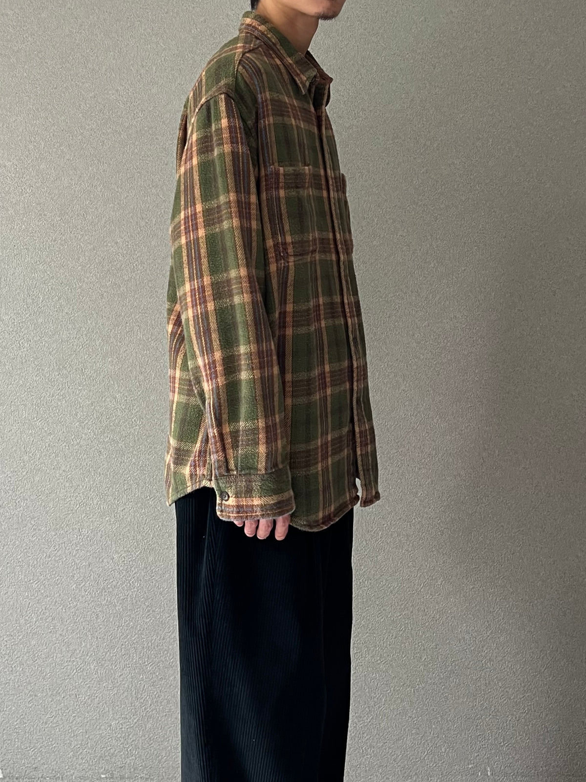 00's ST.JOHN'S BAY flannel shirt