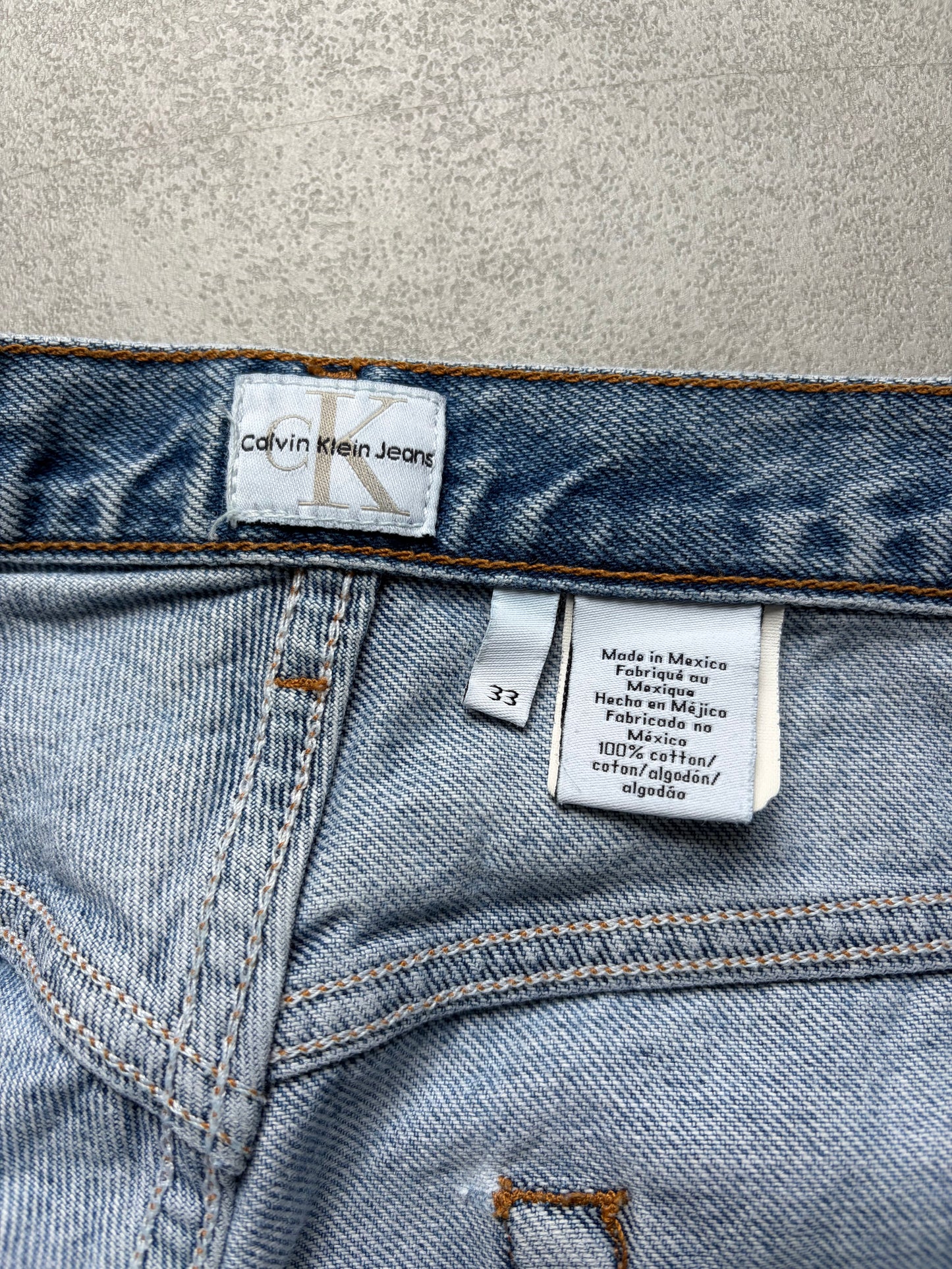 00's Calvin Klein demim pants