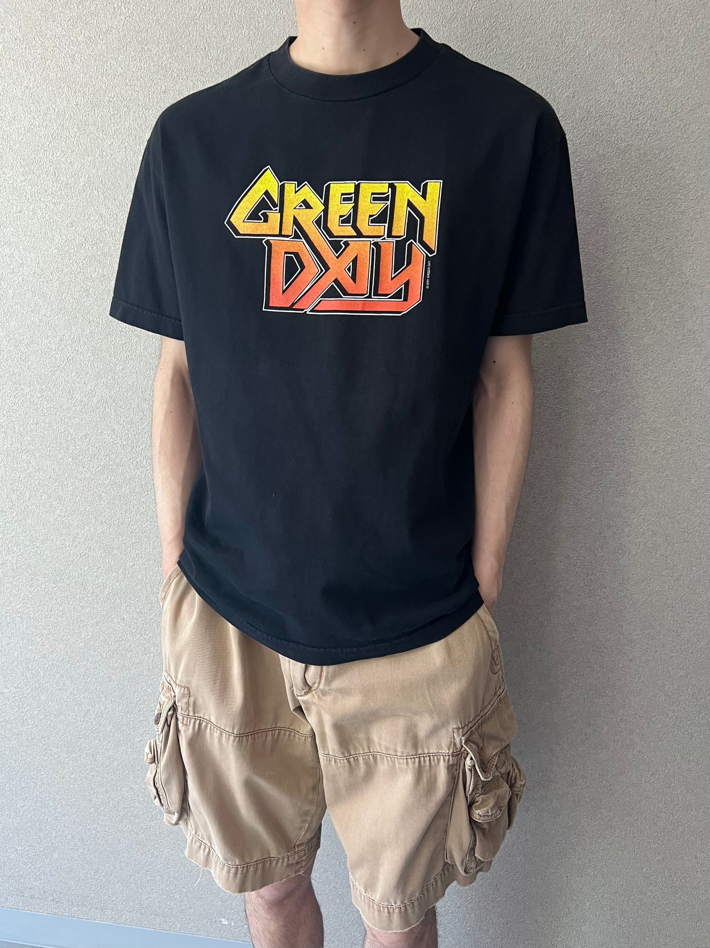 00's GREEN DAY music t-shirt