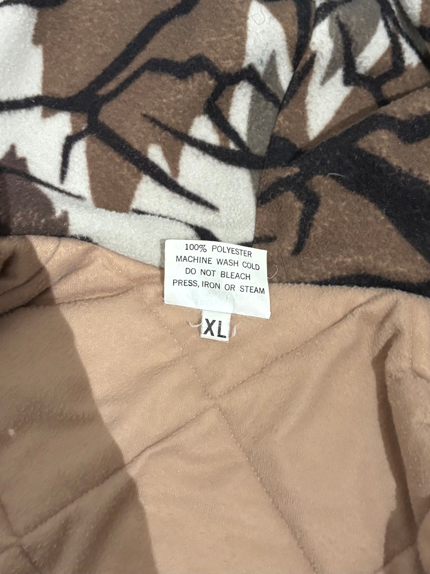 80's PREDATOR CAMOUFLAGE insulation jacket “Made in USA”