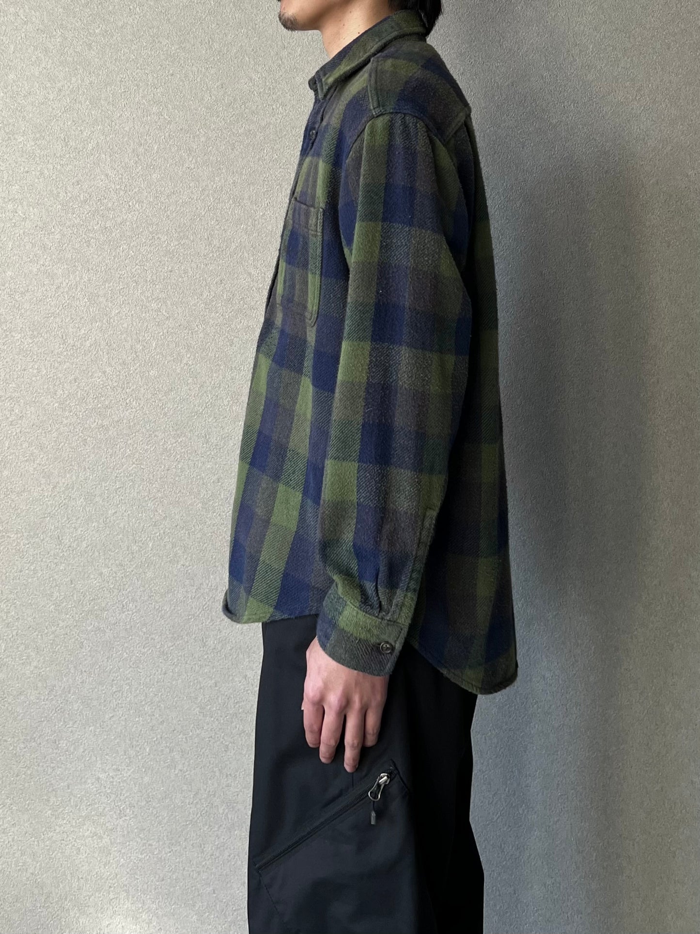 00's ST. JOHN'S BAY flannel shirt