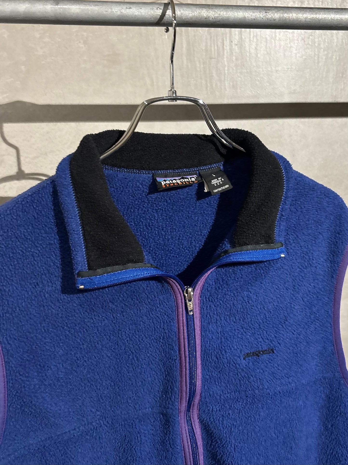 90's patagonia fleece vest “Made in USA”