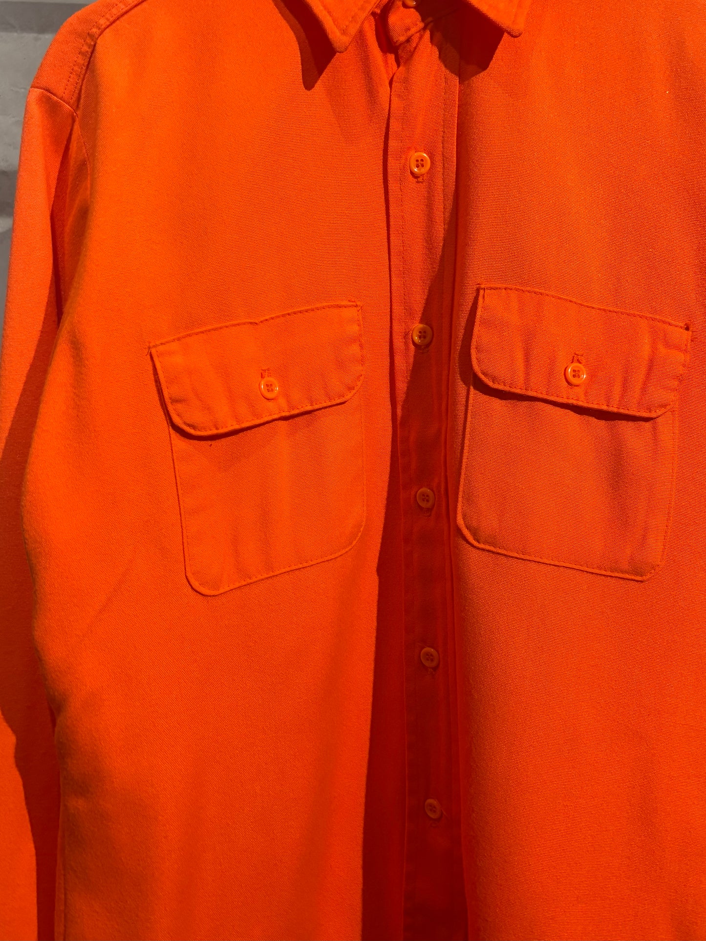 80's FIVE BROTHER acrylic work shirt “Made in USA”