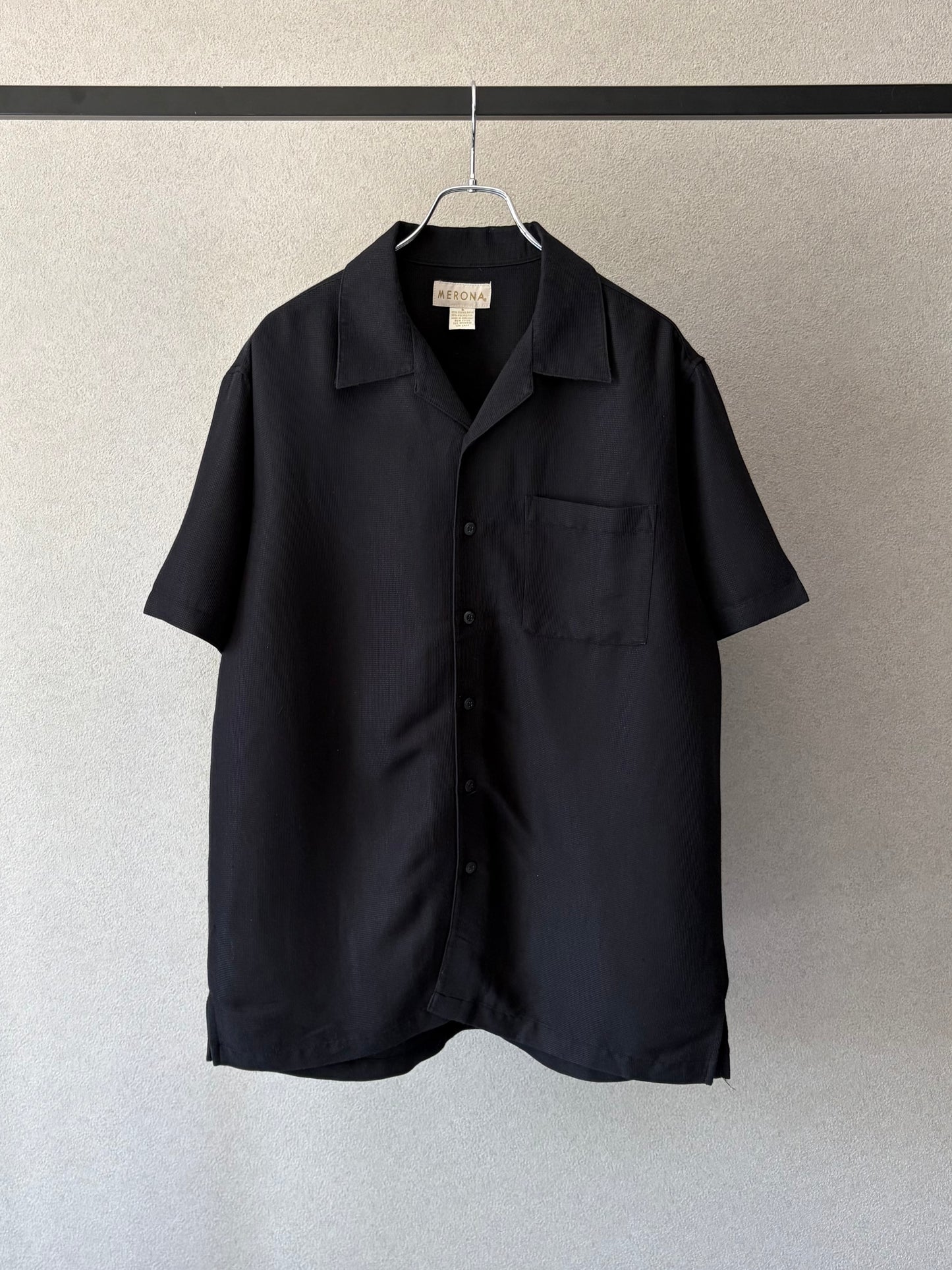 00's MERONA open collar shirt