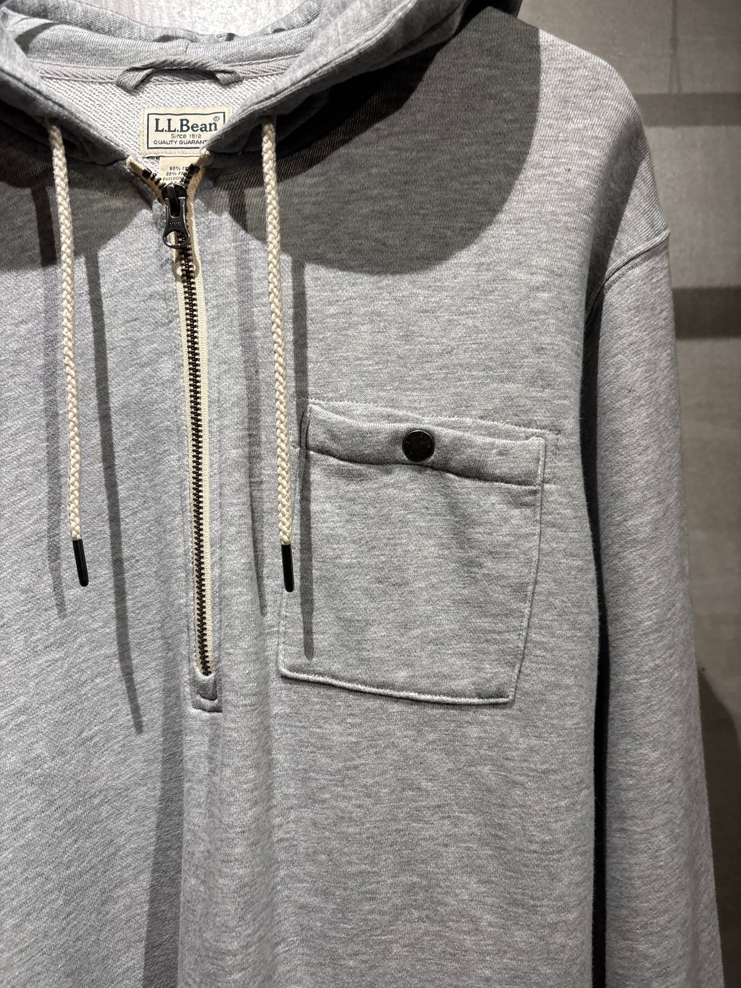 00's L.L.BEAN half zip sweat hoodie