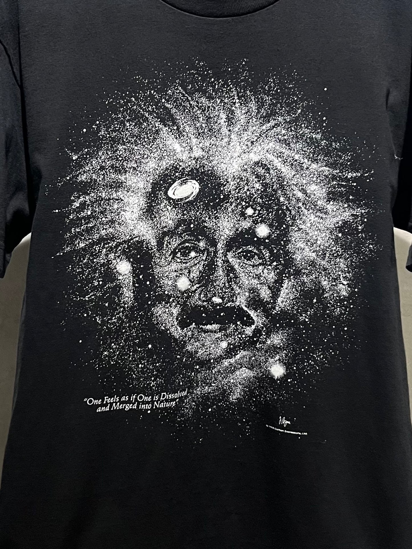 90's Albert Einstein printed t-shirt "MADE in USA"