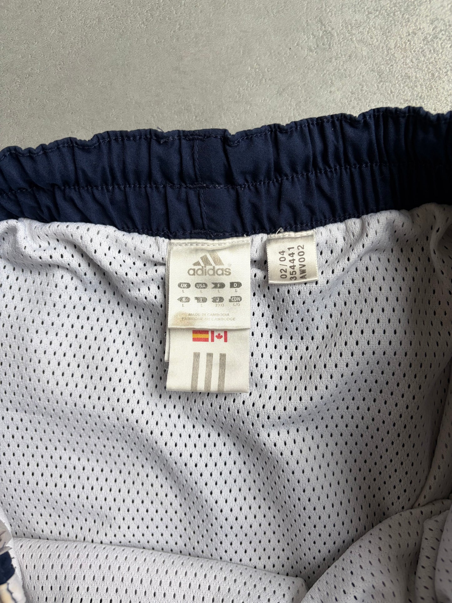 00's adidas nylon shorts
