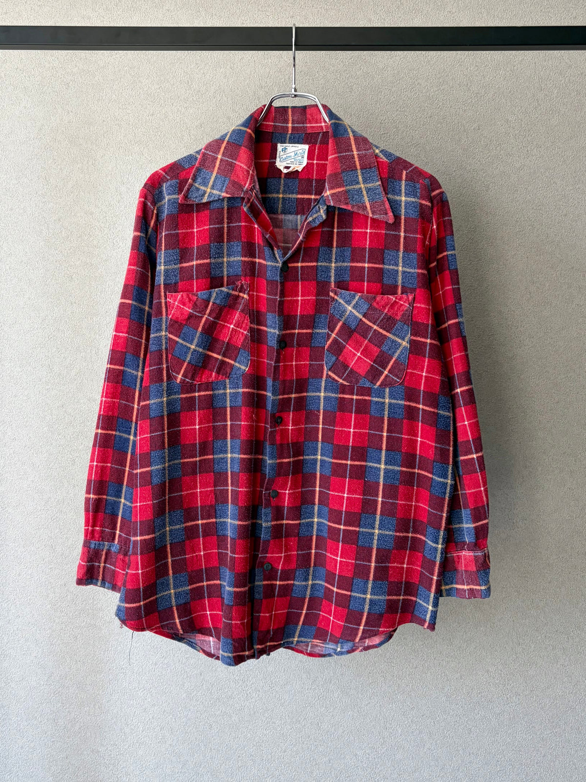 70's Custom Shirts printed flannel shirt