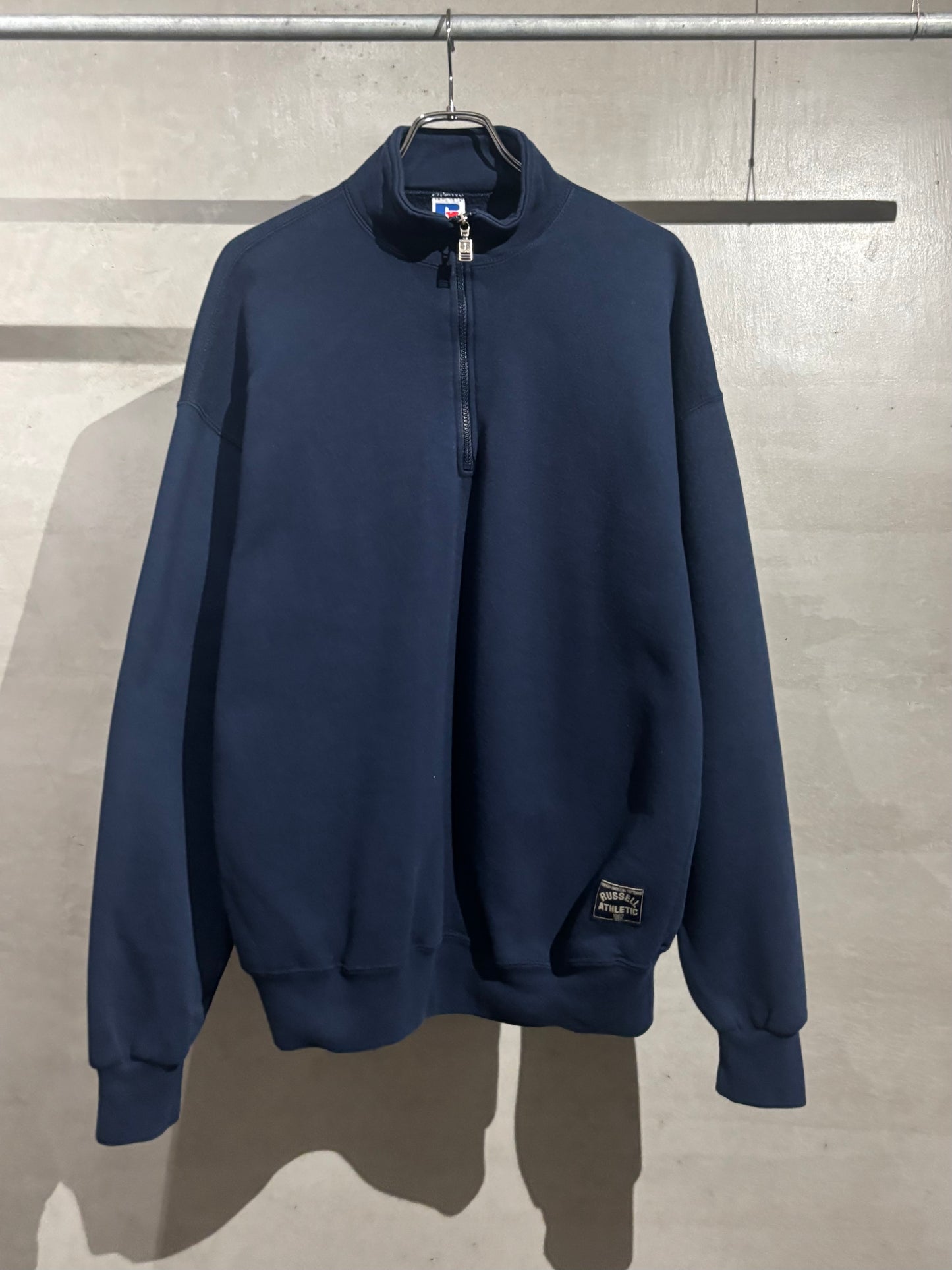 90's RUSSELL half zip sweater “Made in USA”