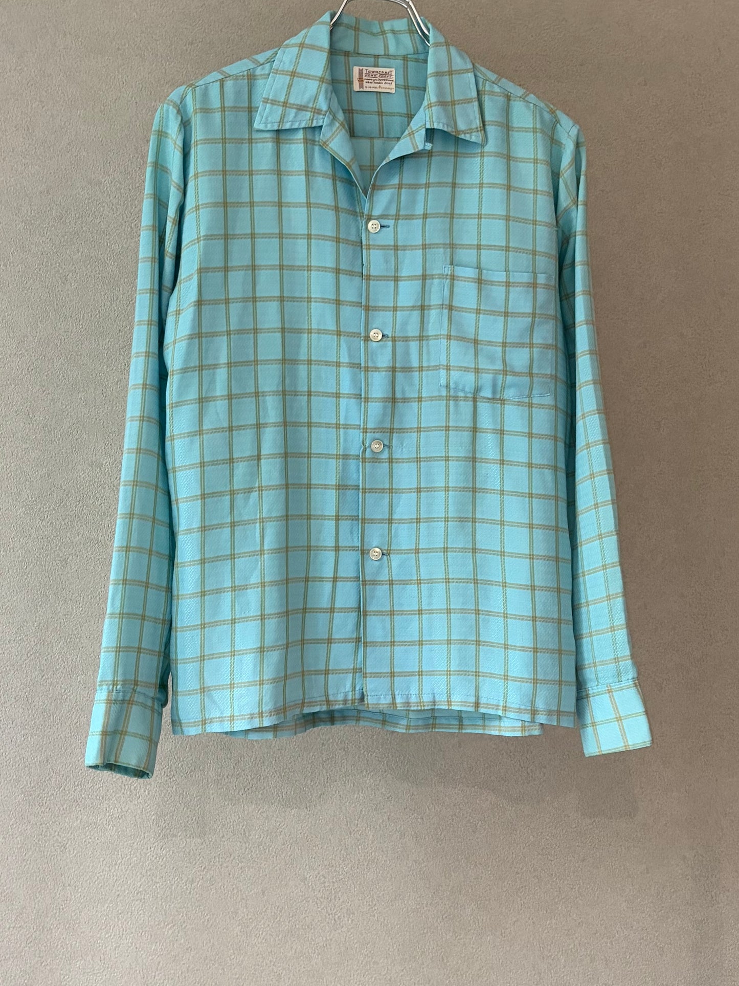 60's〜 TOWNCRAFT open collar shirt