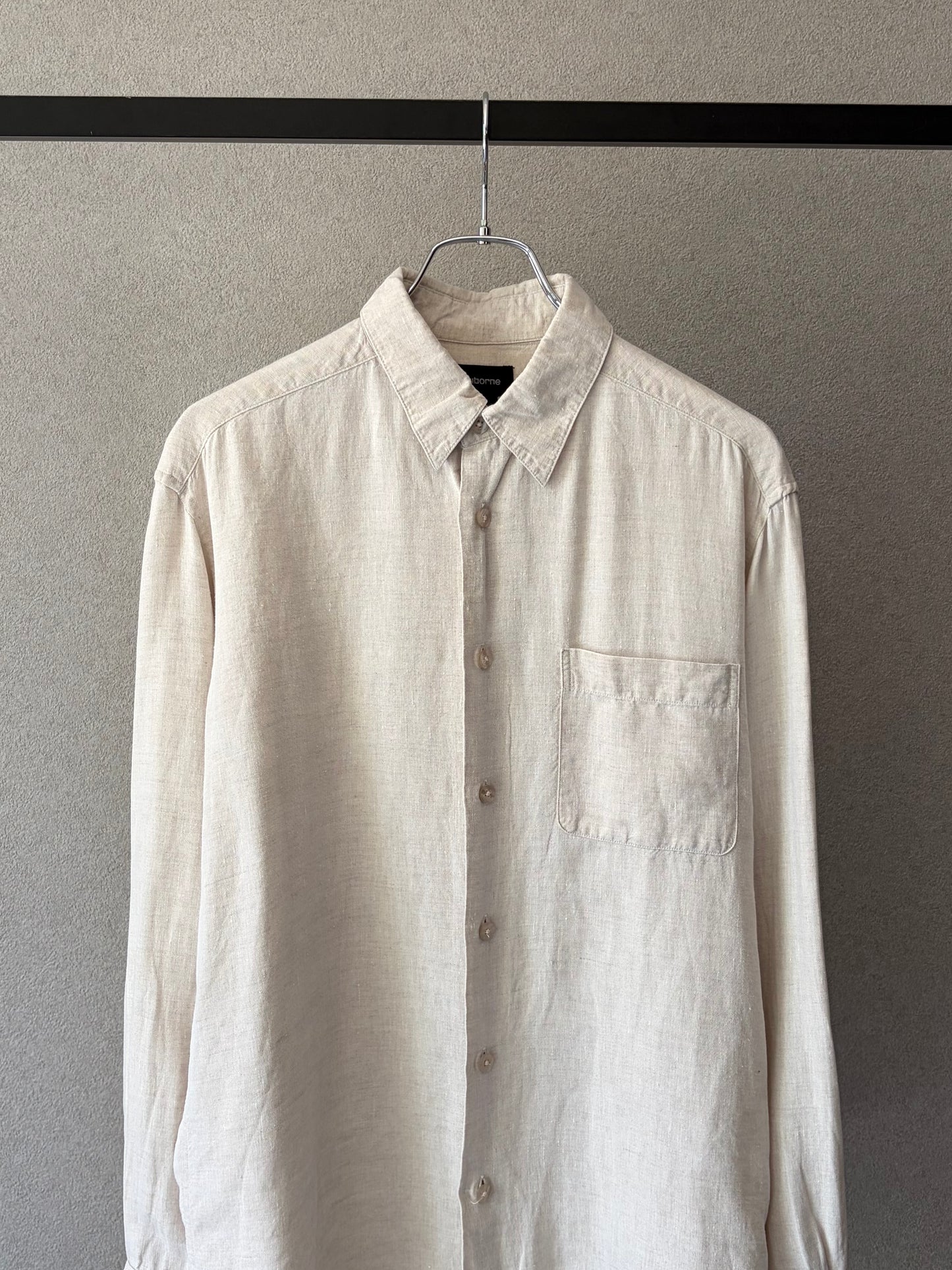 00's claiborne linen shirt