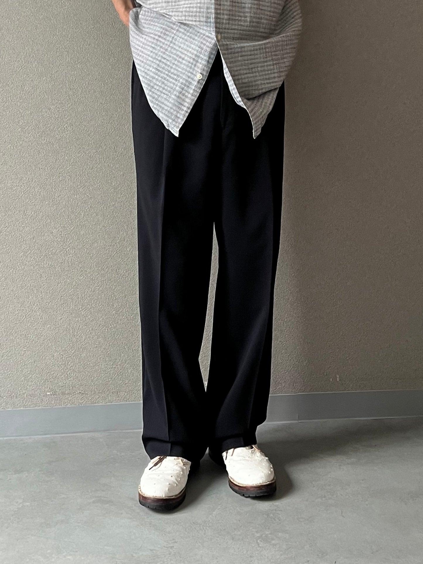 90's PRONT-UOMO wool slacks