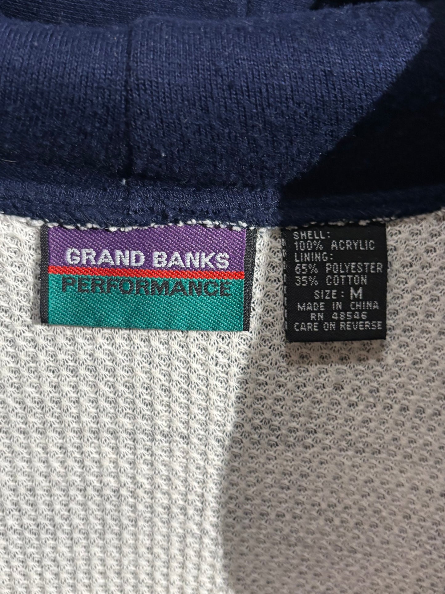 80's〜 GRAND BRANKS PERFORMANCE zip up sweat hoodie