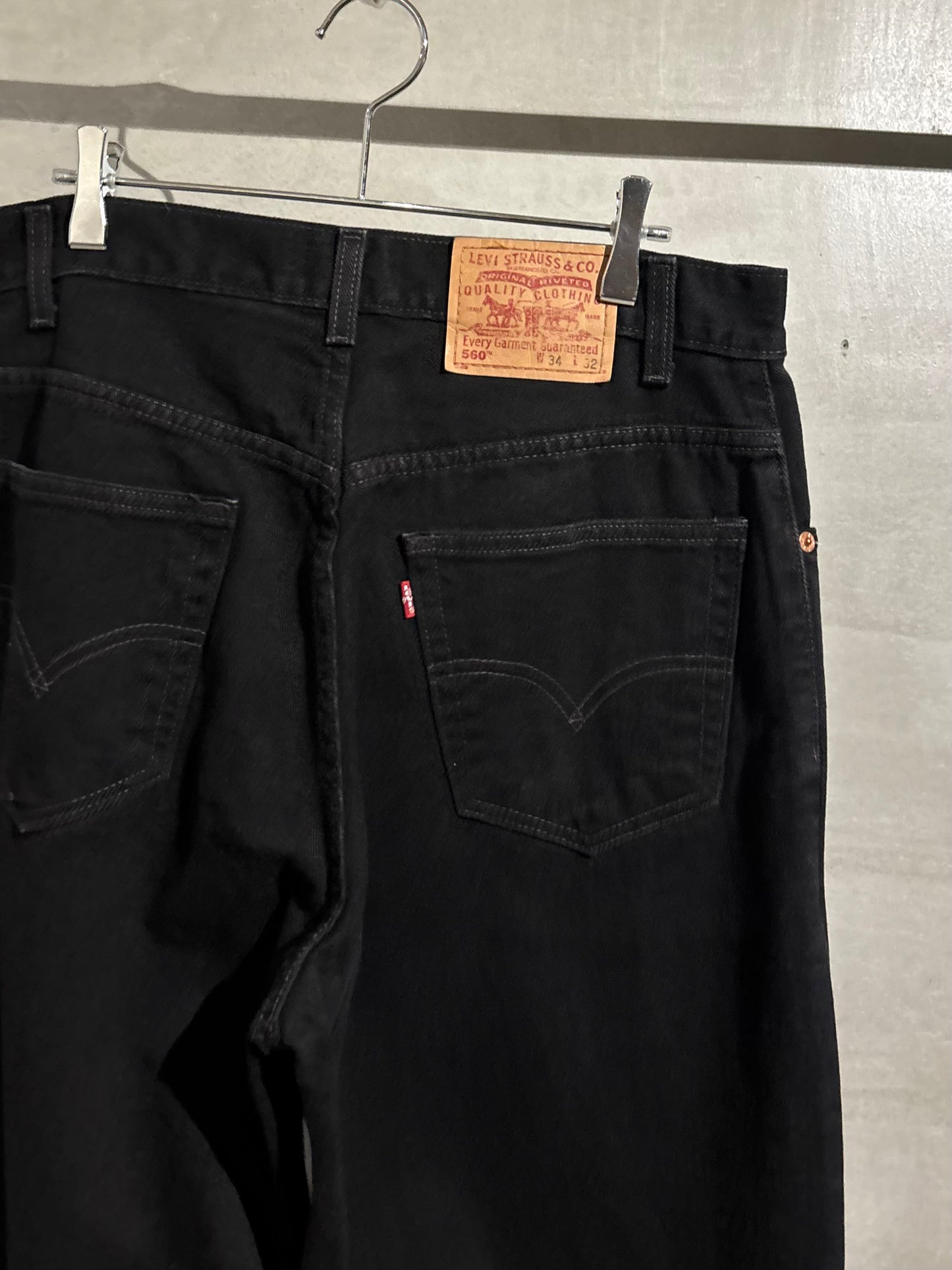 00's Levi's 560 denim pants “Made in GUATEMALA”