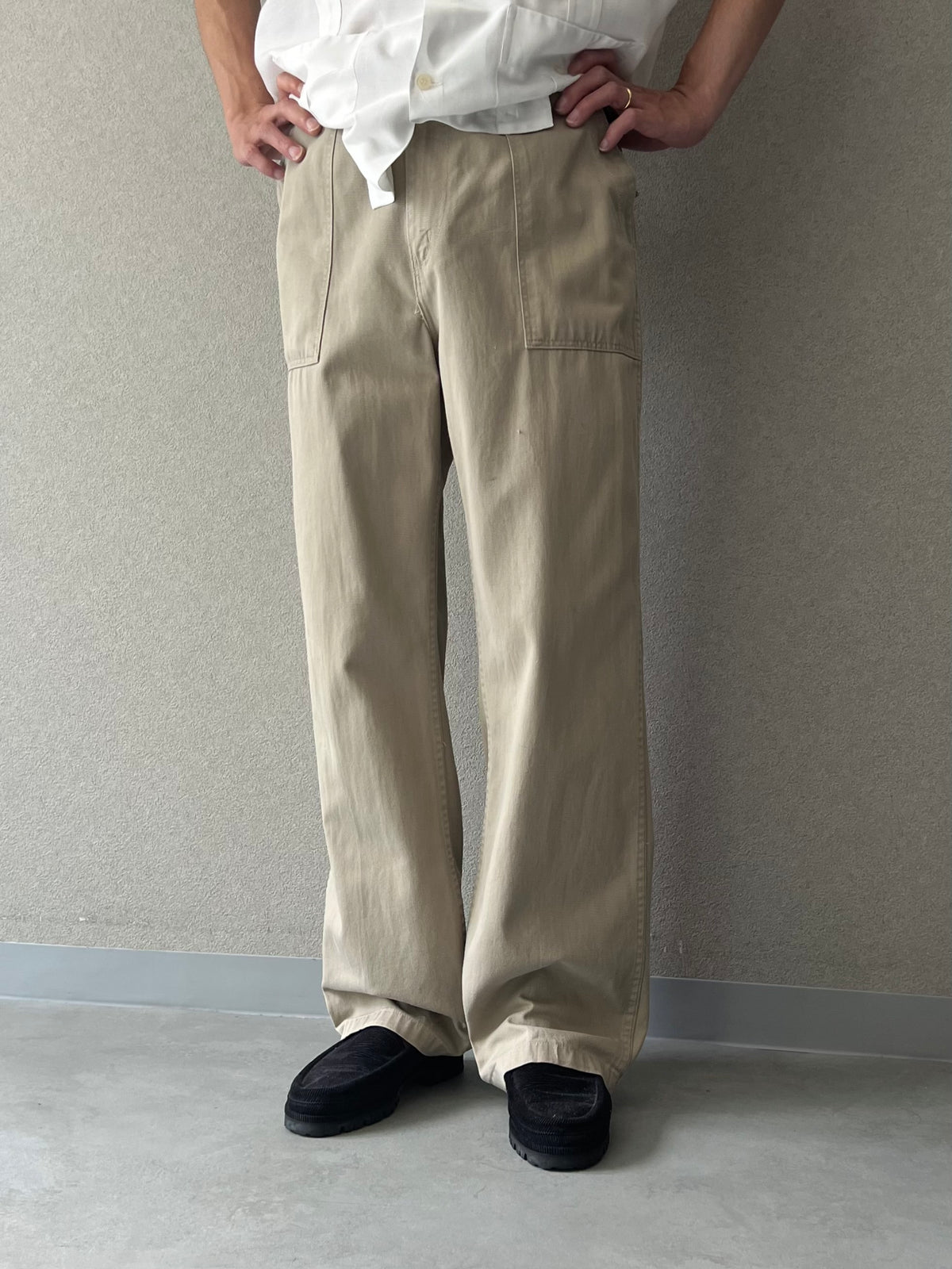 80's BANANA REPUBLIC utility type cotton pants "Made in USA"