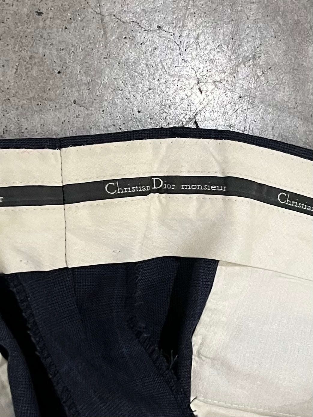 80's Christian Dior wool slacks